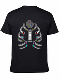 Artists Ribcage T-Shirt - Painter Anatomy Tee product image 1