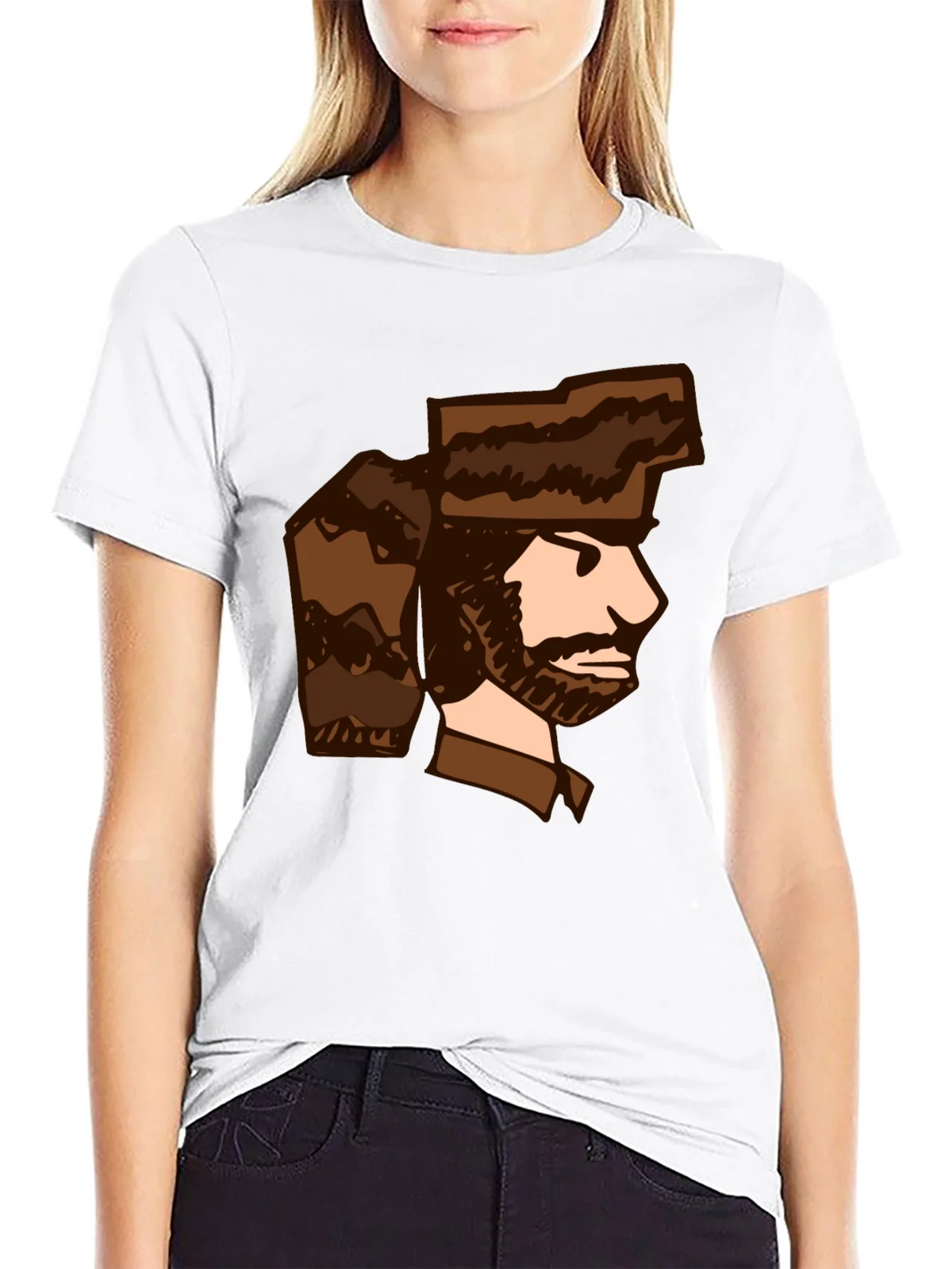 Cartoon Trapper T-Shirt - Unique Graphic Tee product image 7