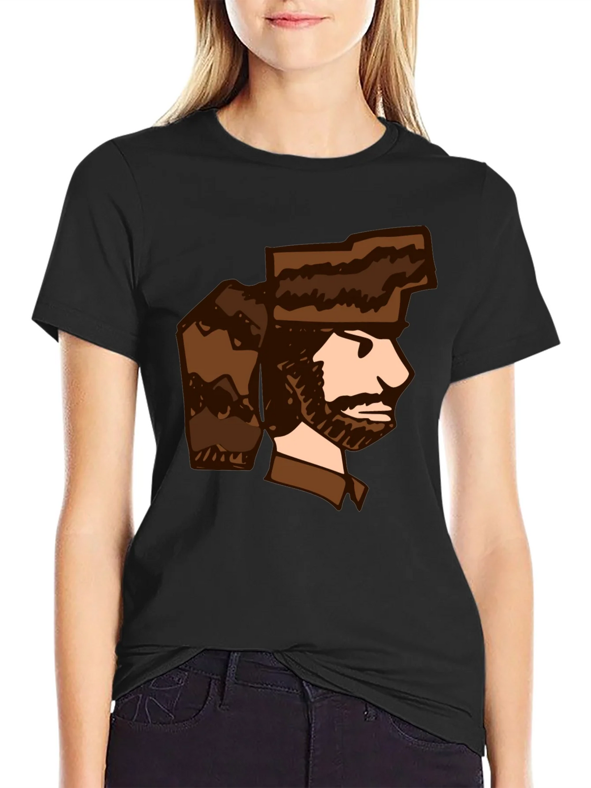 Cartoon Trapper T-Shirt - Unique Graphic Tee product image 2