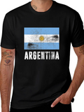 Argentina Flag T-Shirt - Distressed Design product image 1