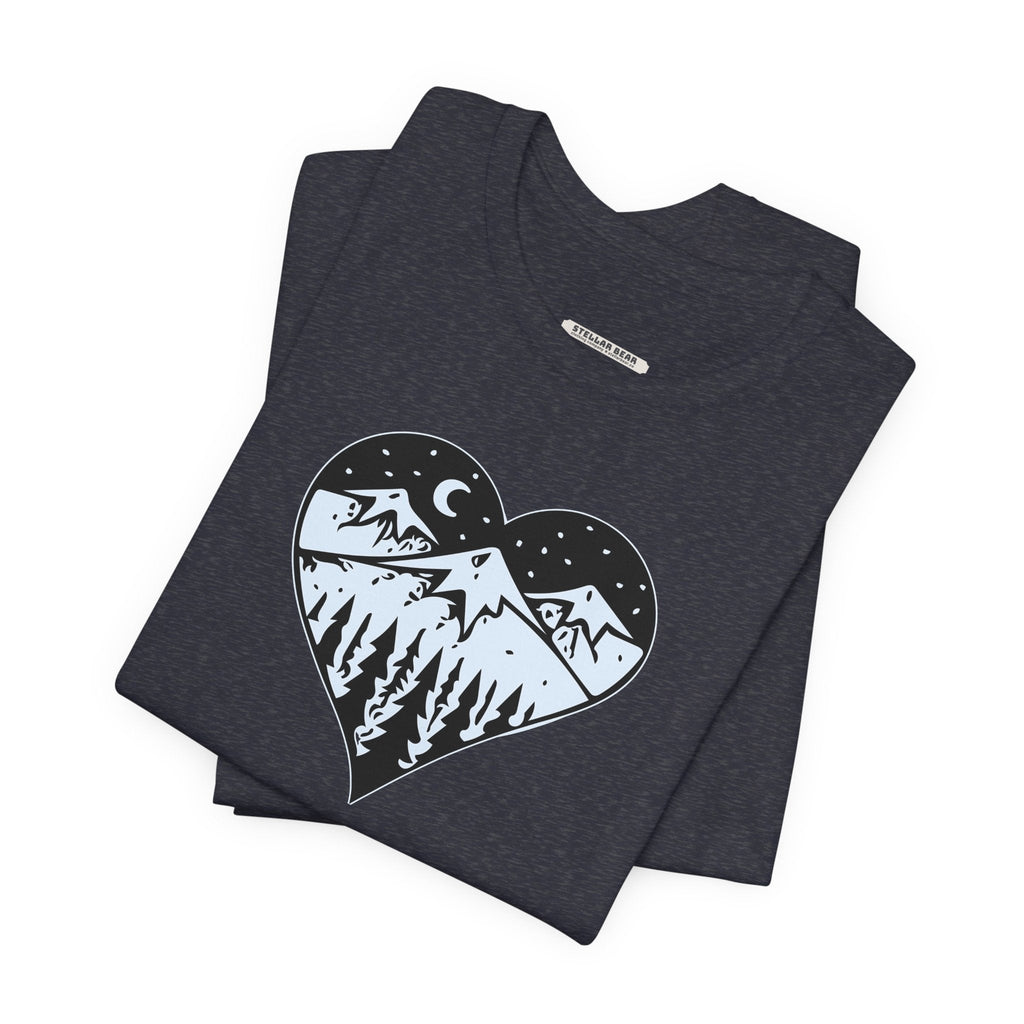 Snowy Mountain at Night Graphic T-Shirt product image 3