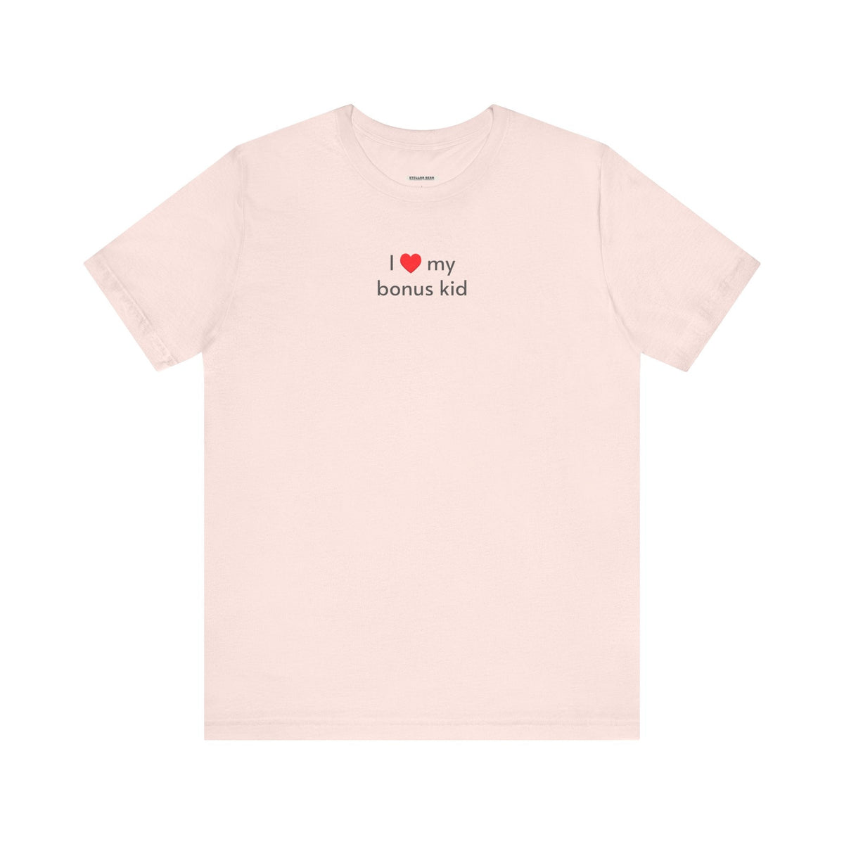 I Love My Bonus Kid Minimalist Style T-Shirt product image 9