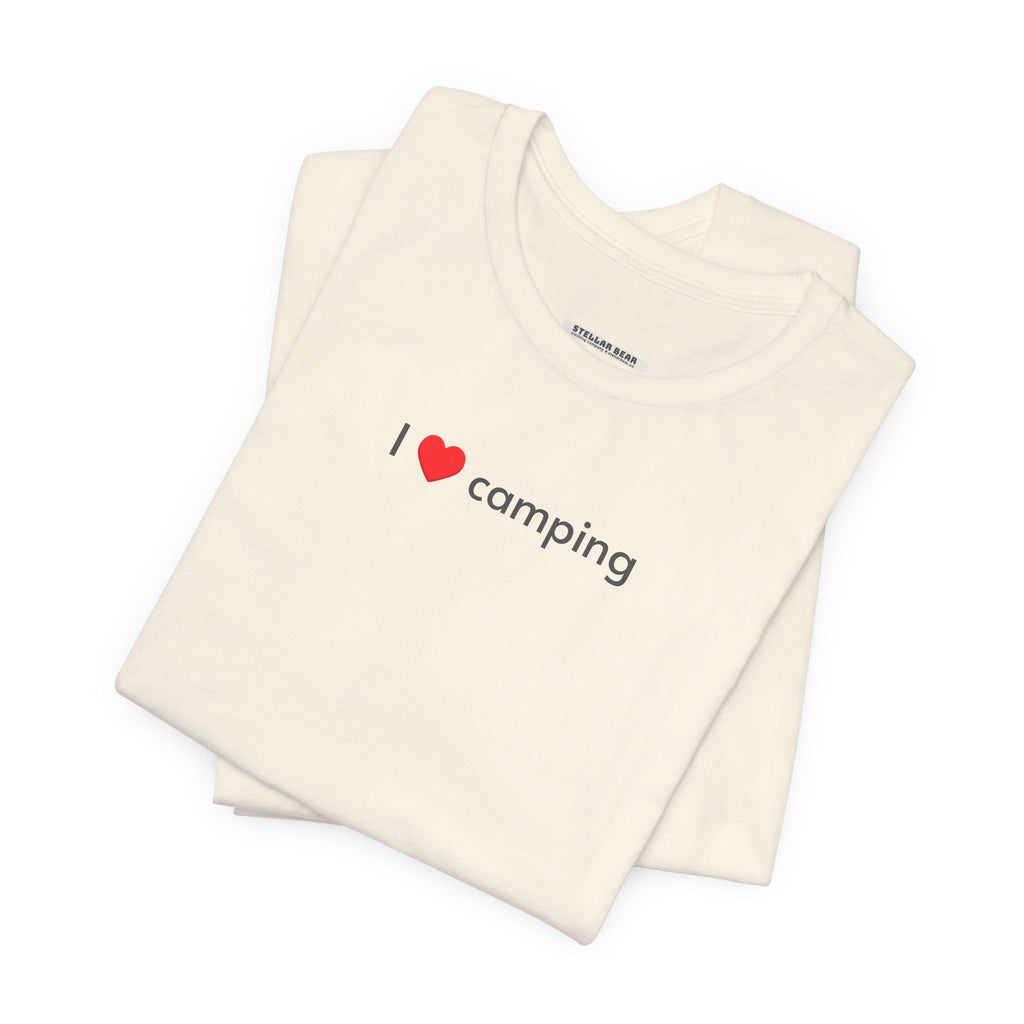 I Love Camping Minimalist Style T-Shirt product image 1
