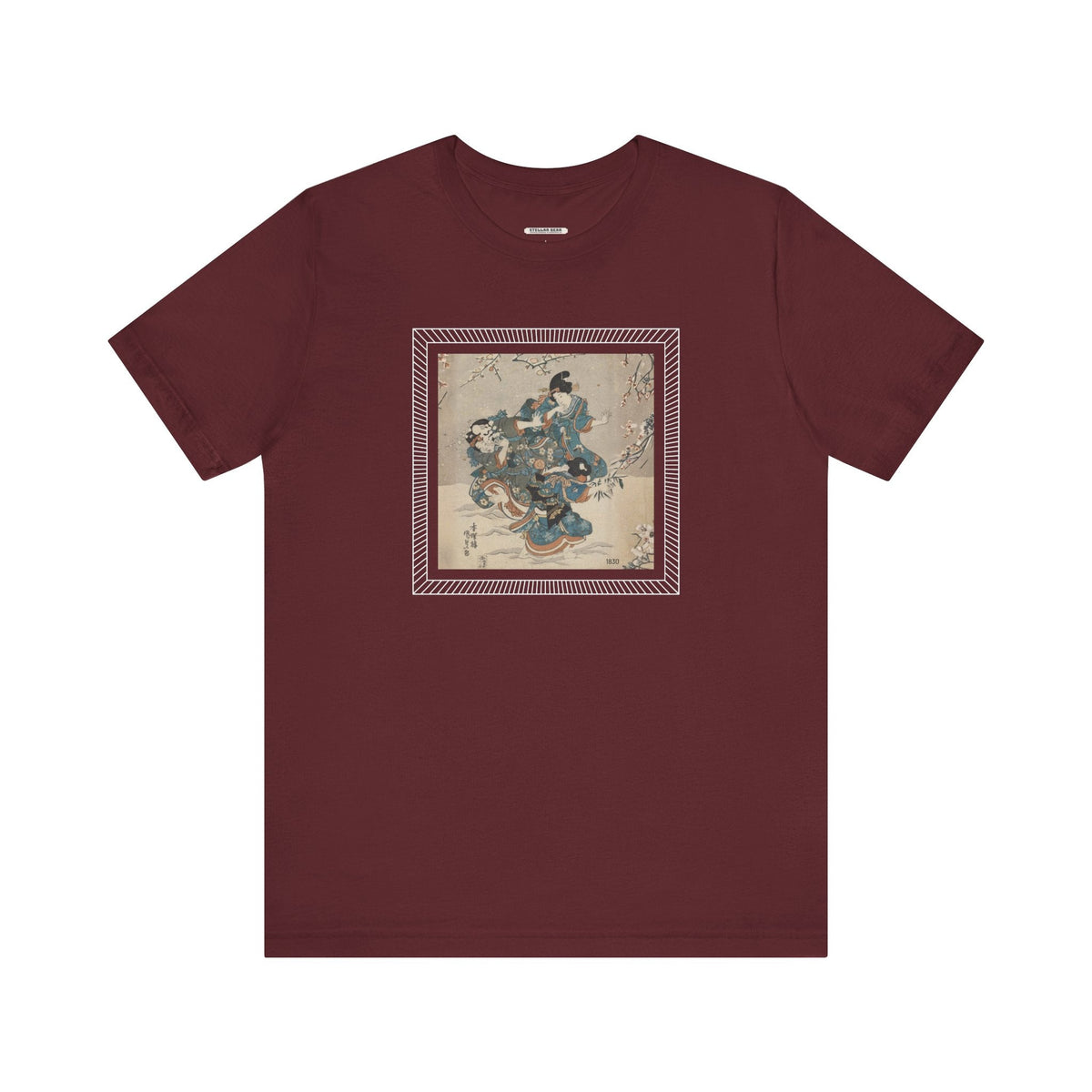 Snowball Fight 1830 Vintage Graphic T-Shirt product image 11