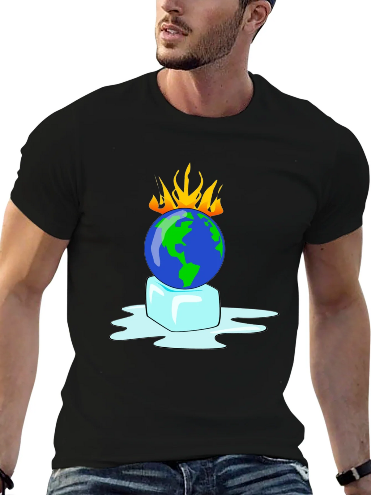 Global Warming Awareness Graphic T-Shirt product image 6