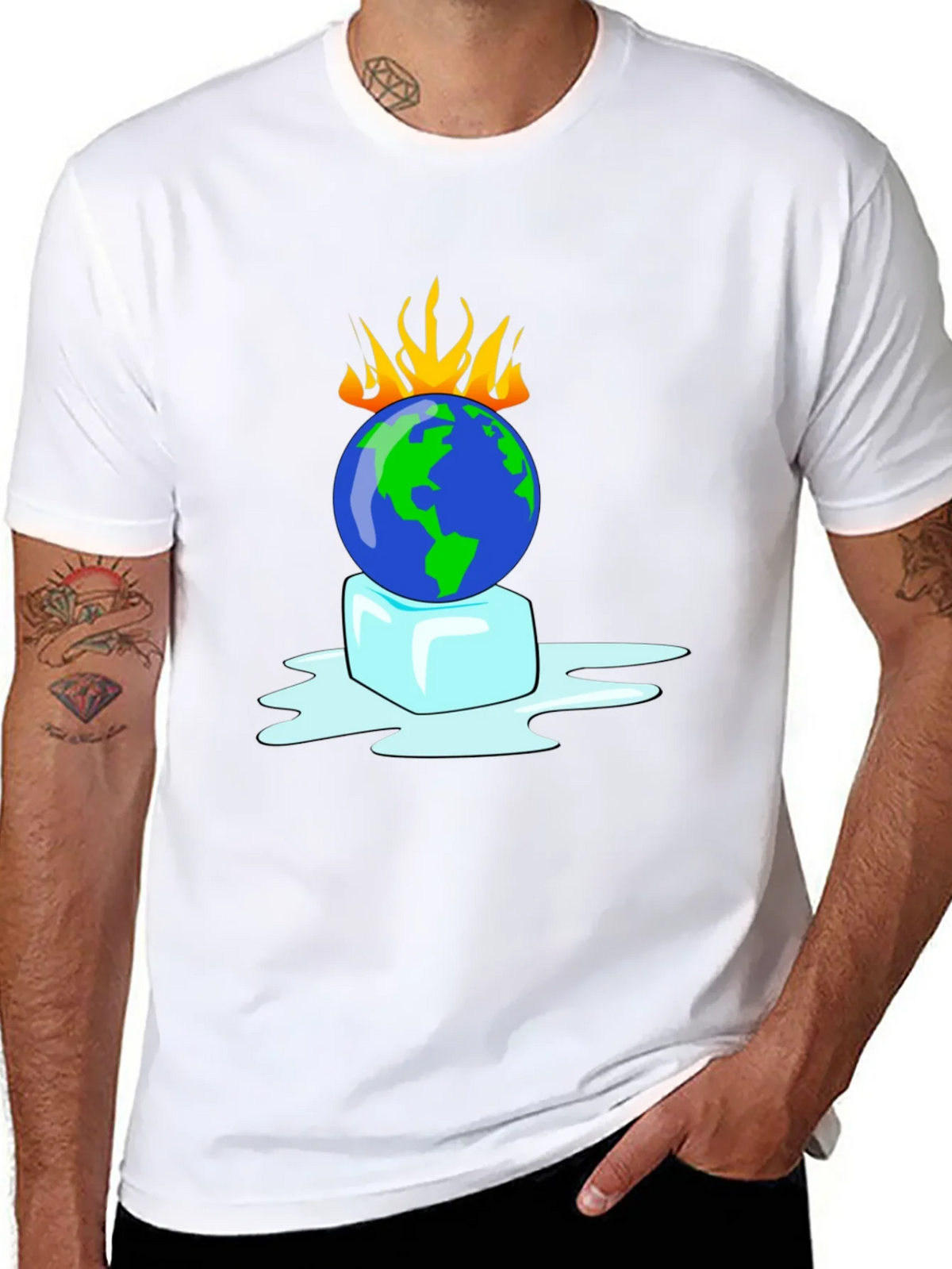 Global Warming Awareness Graphic T-Shirt product image 7