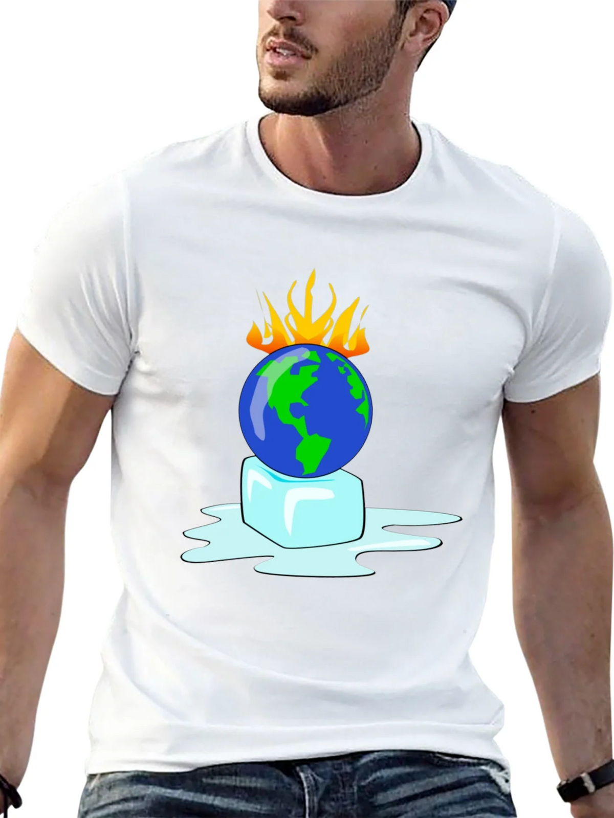 Global Warming Awareness Graphic T-Shirt product image 12