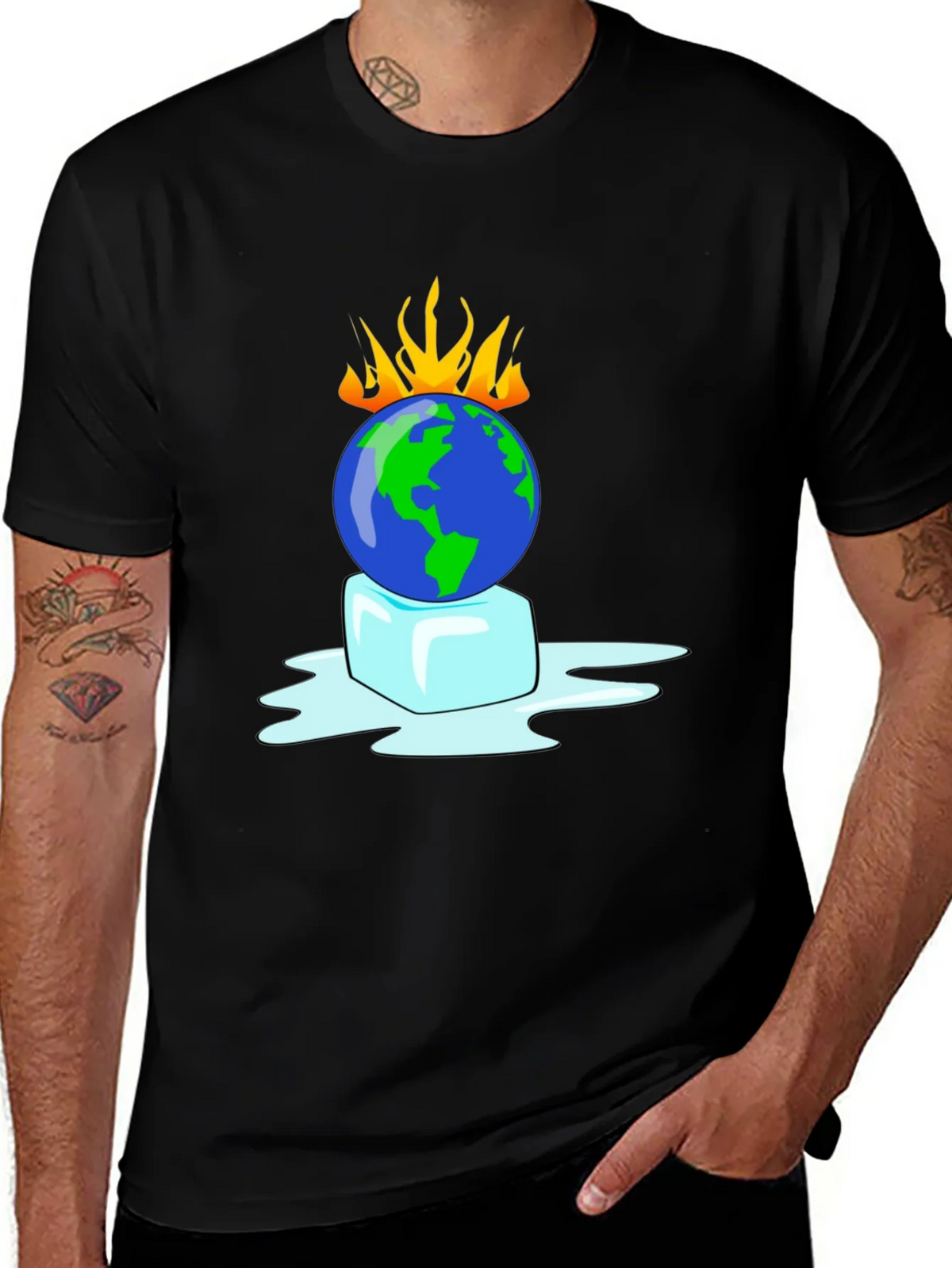 Global Warming Awareness Graphic T-Shirt product image 1