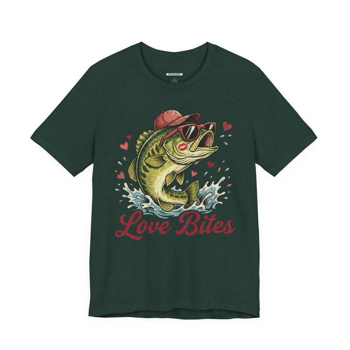 Love Bites Fishing Graphic T-Shirt product image 5