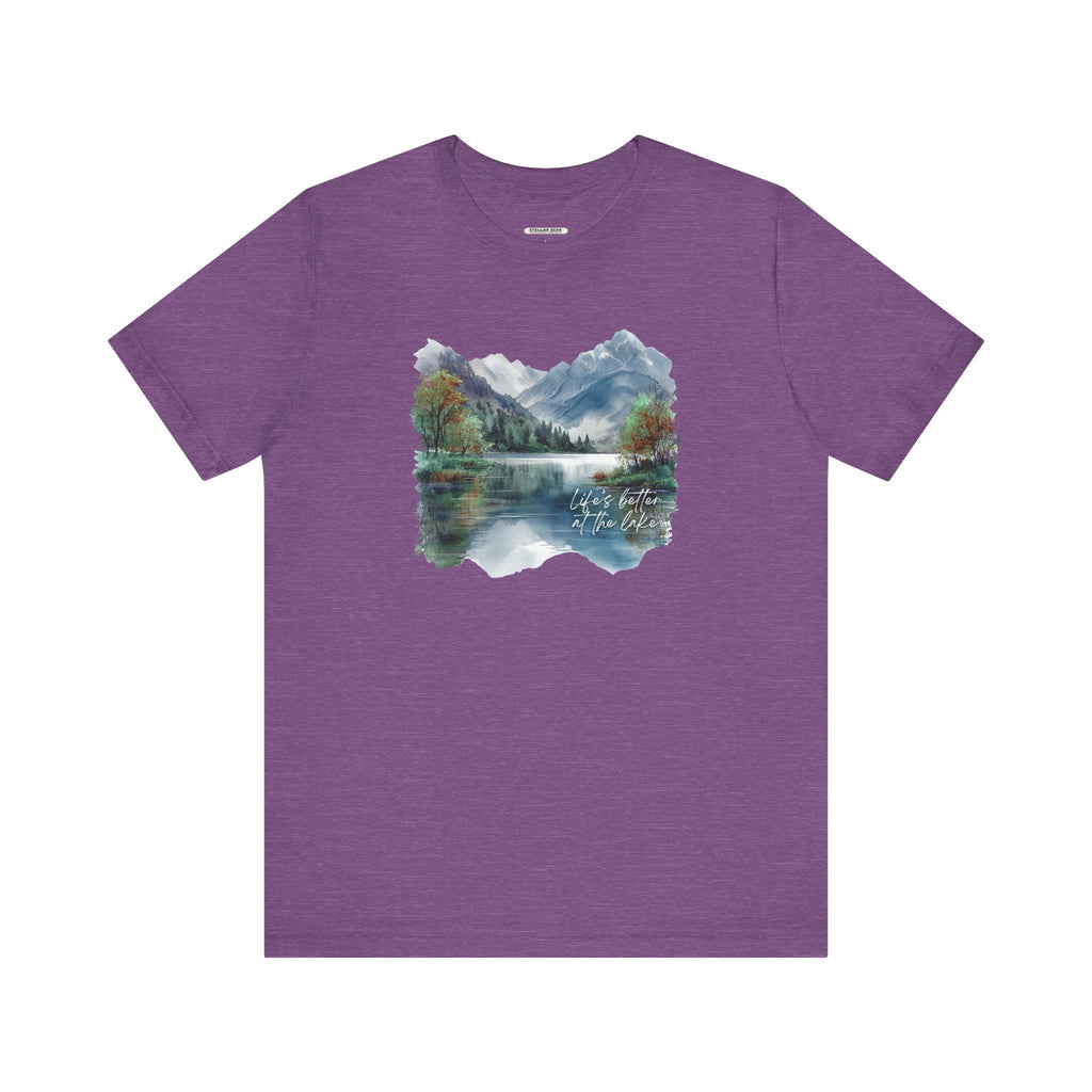 Life's Better at the Lake, Fall Trees Graphic T-Shirt product image 13