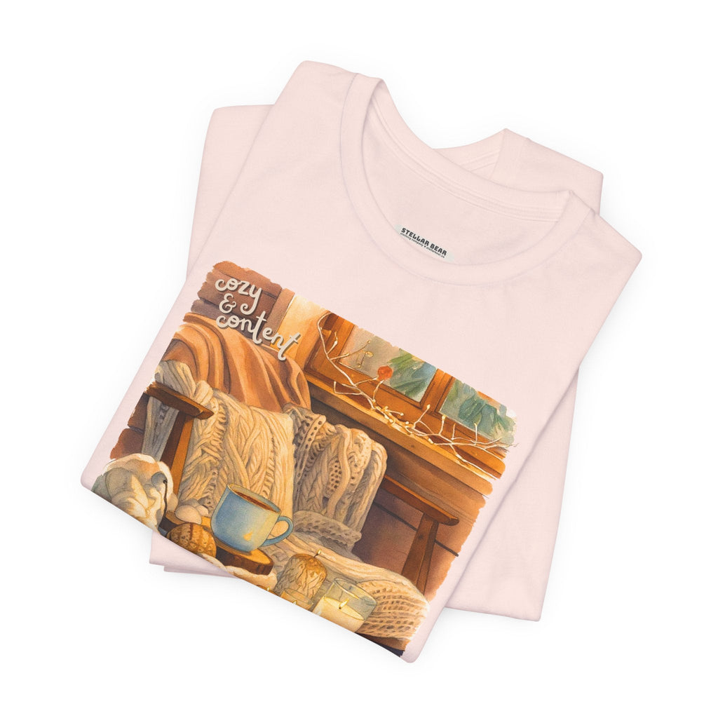 Cozy & Content Graphic T-Shirt product image 4