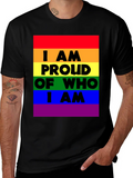 Pride Rainbow T-Shirt - I AM Proud Of Who I AM product image 1