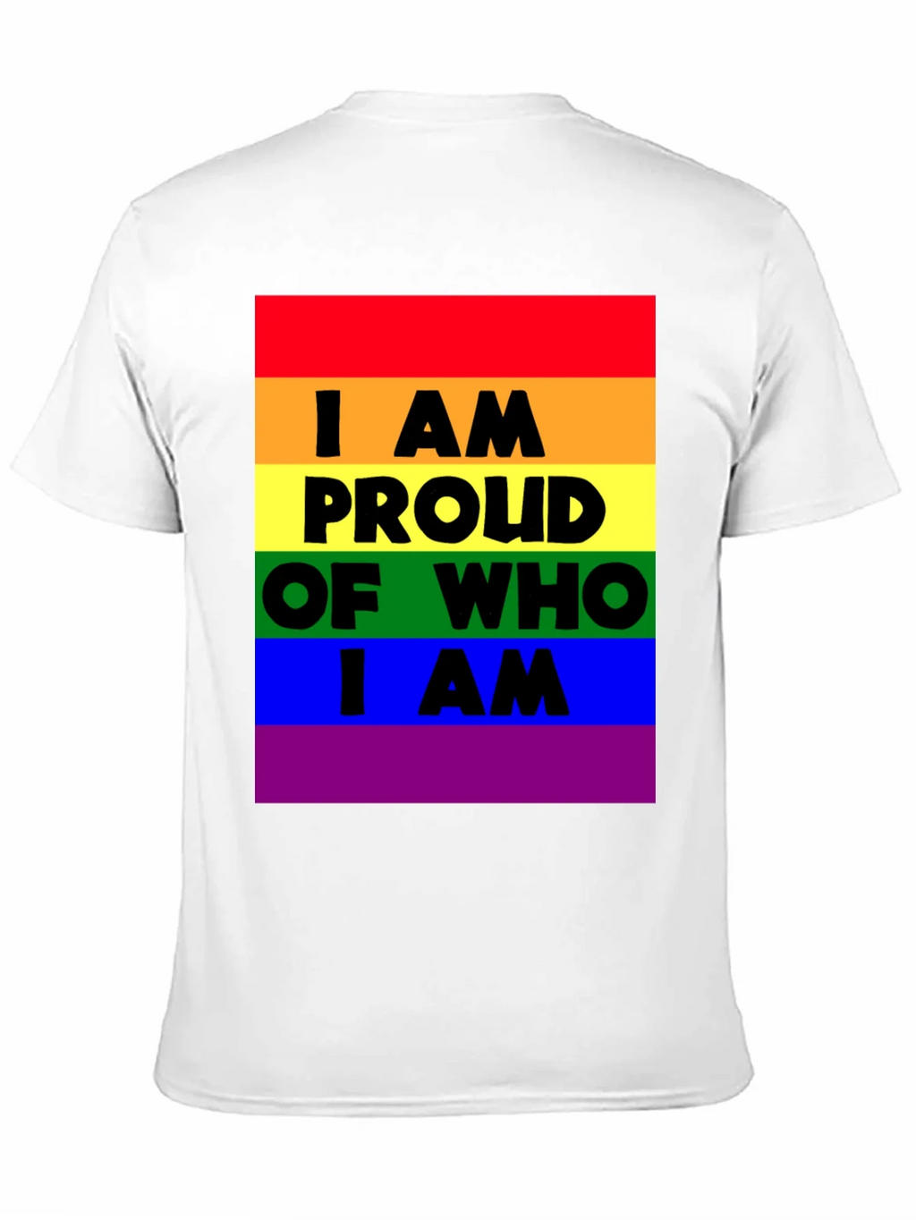 Pride Rainbow T-Shirt - I AM Proud Of Who I AM product image 10