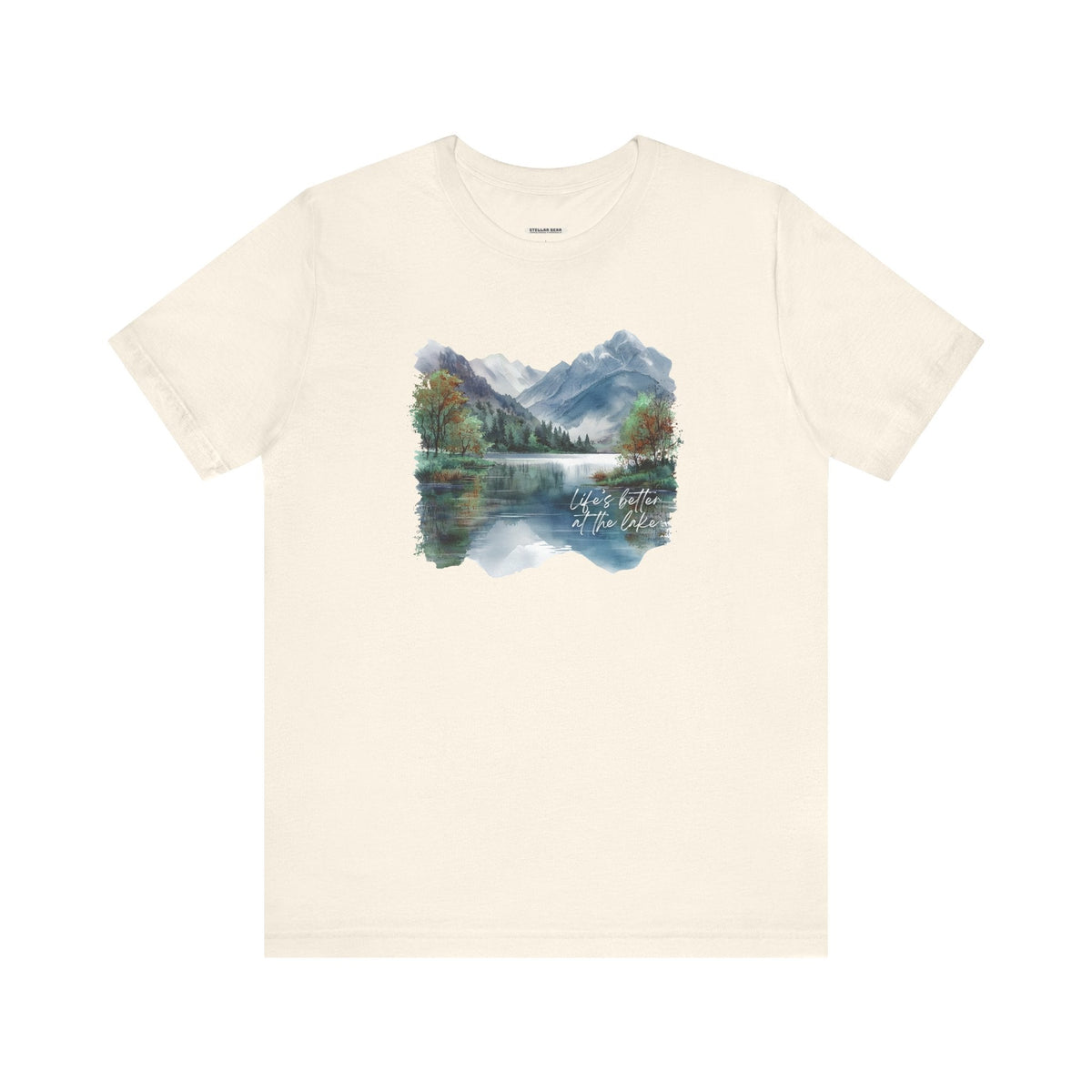 Life's Better at the Lake, Fall Trees Graphic T-Shirt product image 15