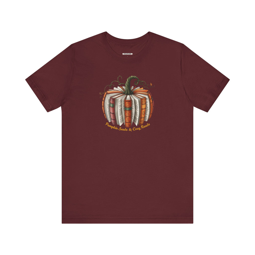 Pumpkin Seeds and Cozy Reads Graphic T-Shirt product image 10