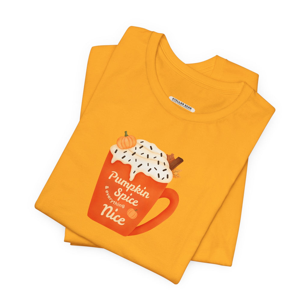 Pumpkin Spice and Everything Nice Graphic T-Shirt product image 4