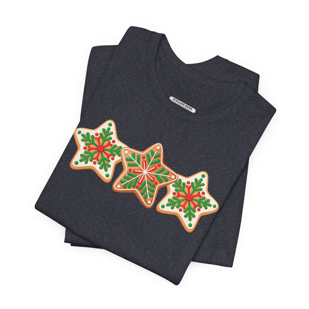Christmas Star Cookies Graphic T-Shirt product image 3