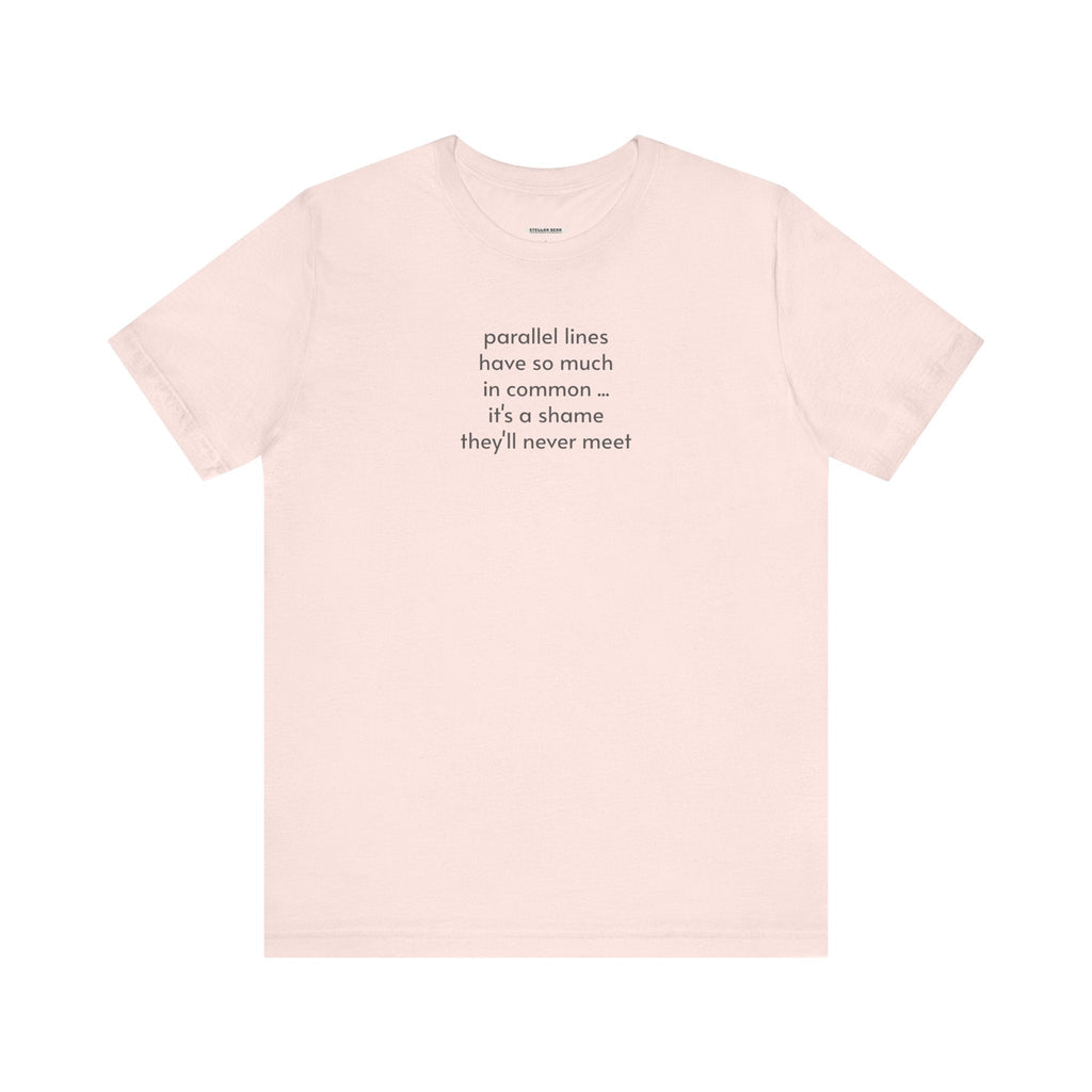 Parallel Lines Minimalist Style T-Shirt product image 11