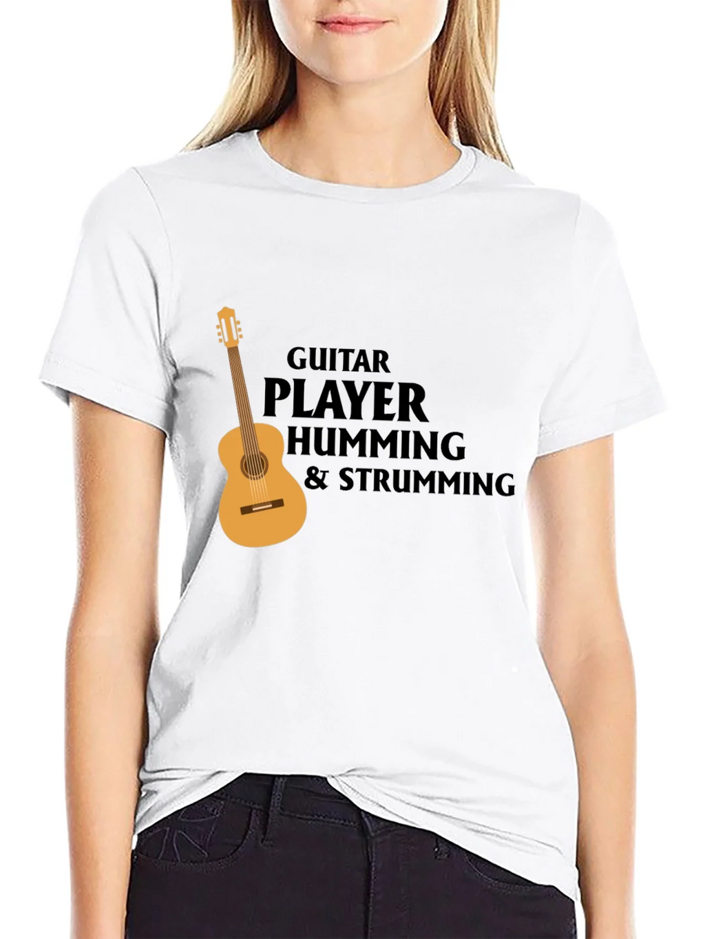 Guitar Player T-Shirt: Hum & Strum Tee product image 8