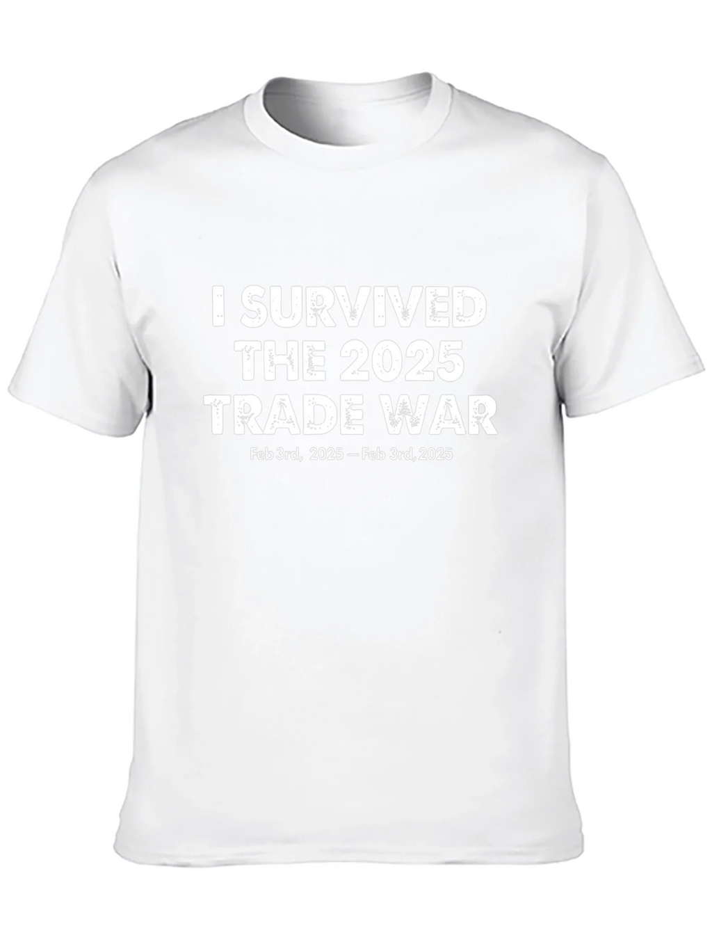 I Survived 2025 Trade War Black T-Shirt product image 9