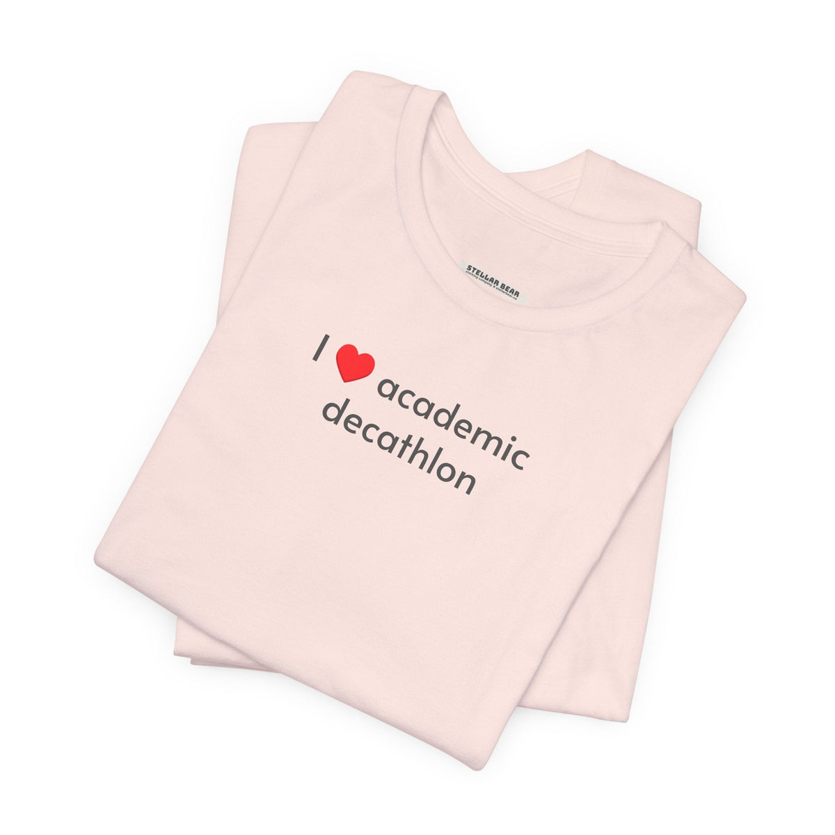 I Love Academic Decathlon Minimalist Style T-Shirt product image 7