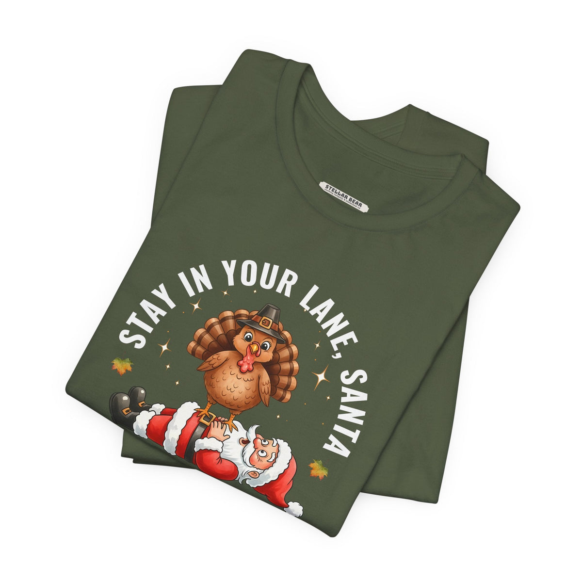 Stay in Your Lane, Santa Graphic T-Shirt product image 8