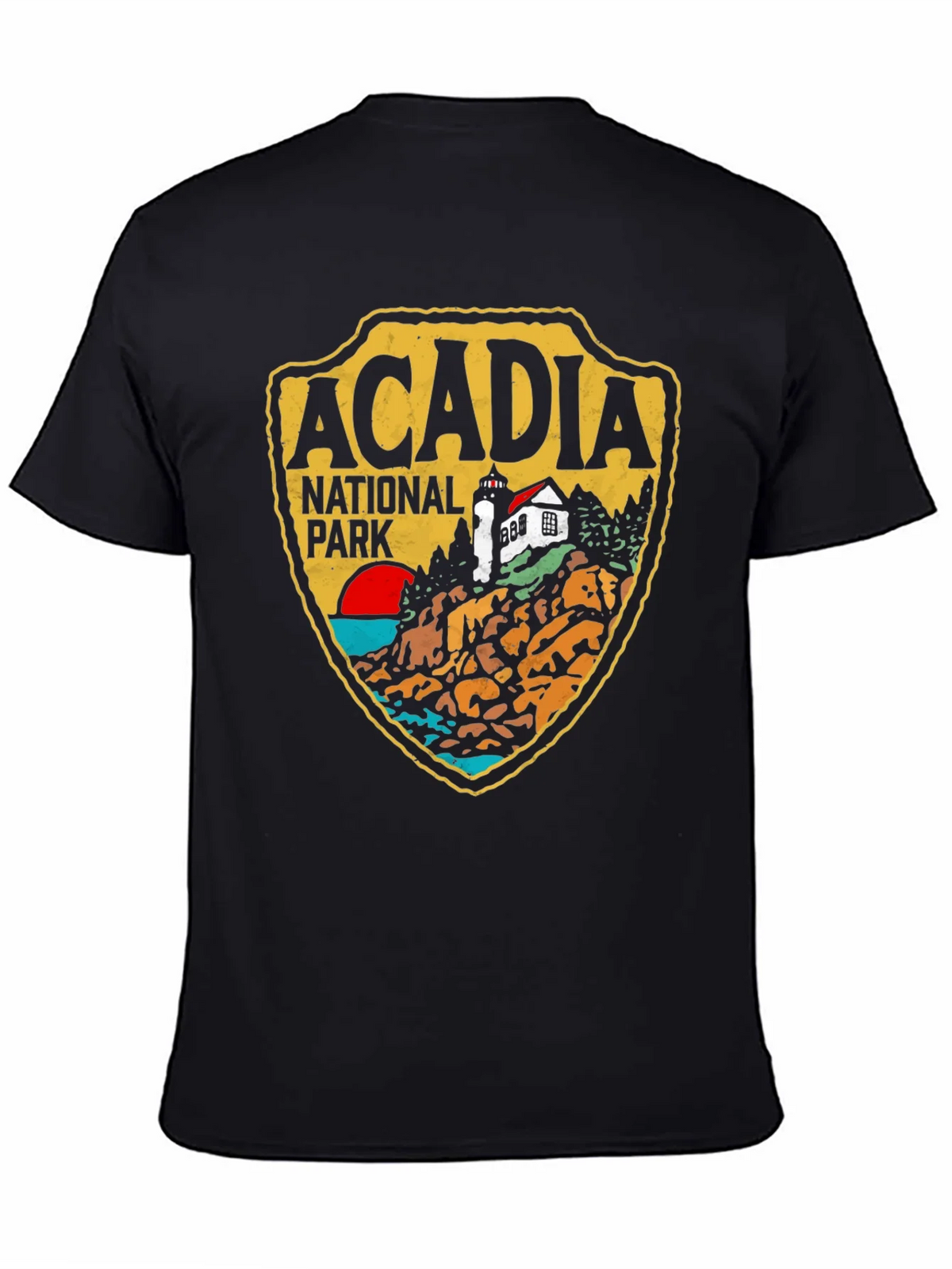 Acadia National Park Graphic Tee - Black Cotton product image 4