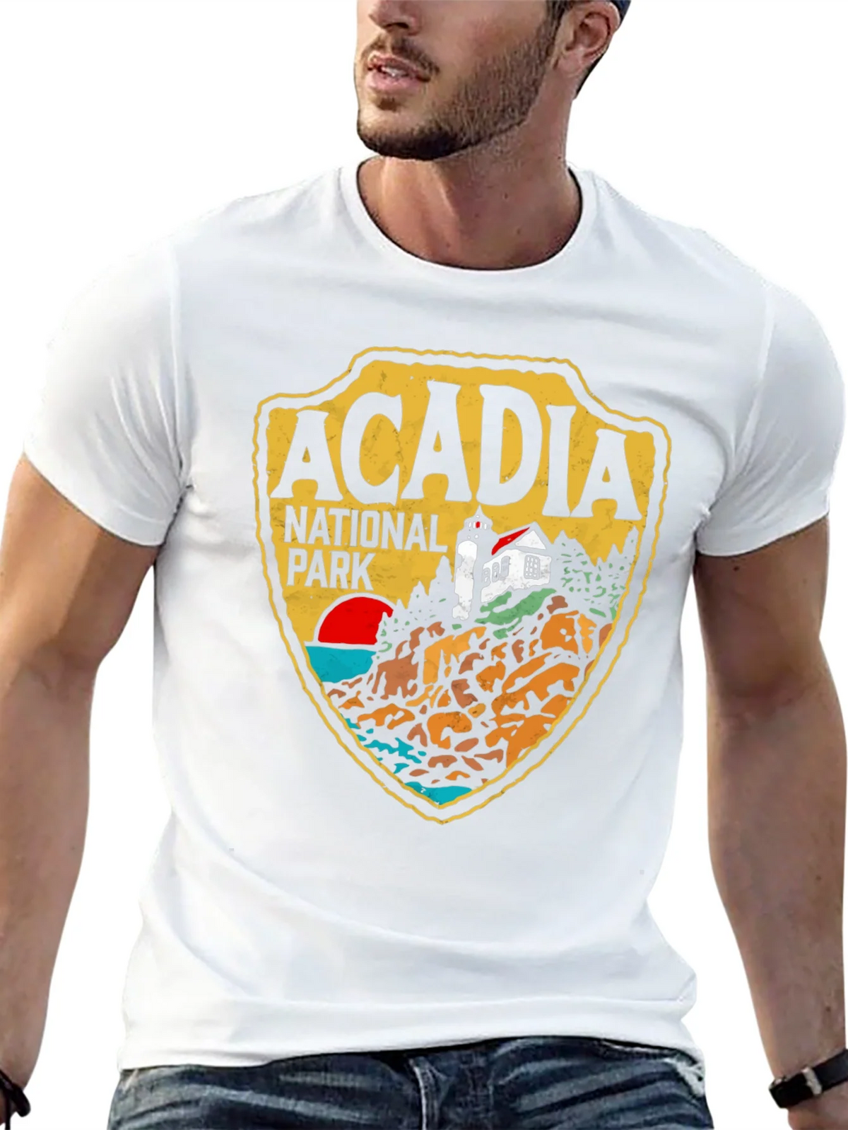 Acadia National Park Graphic Tee - Black Cotton product image 12