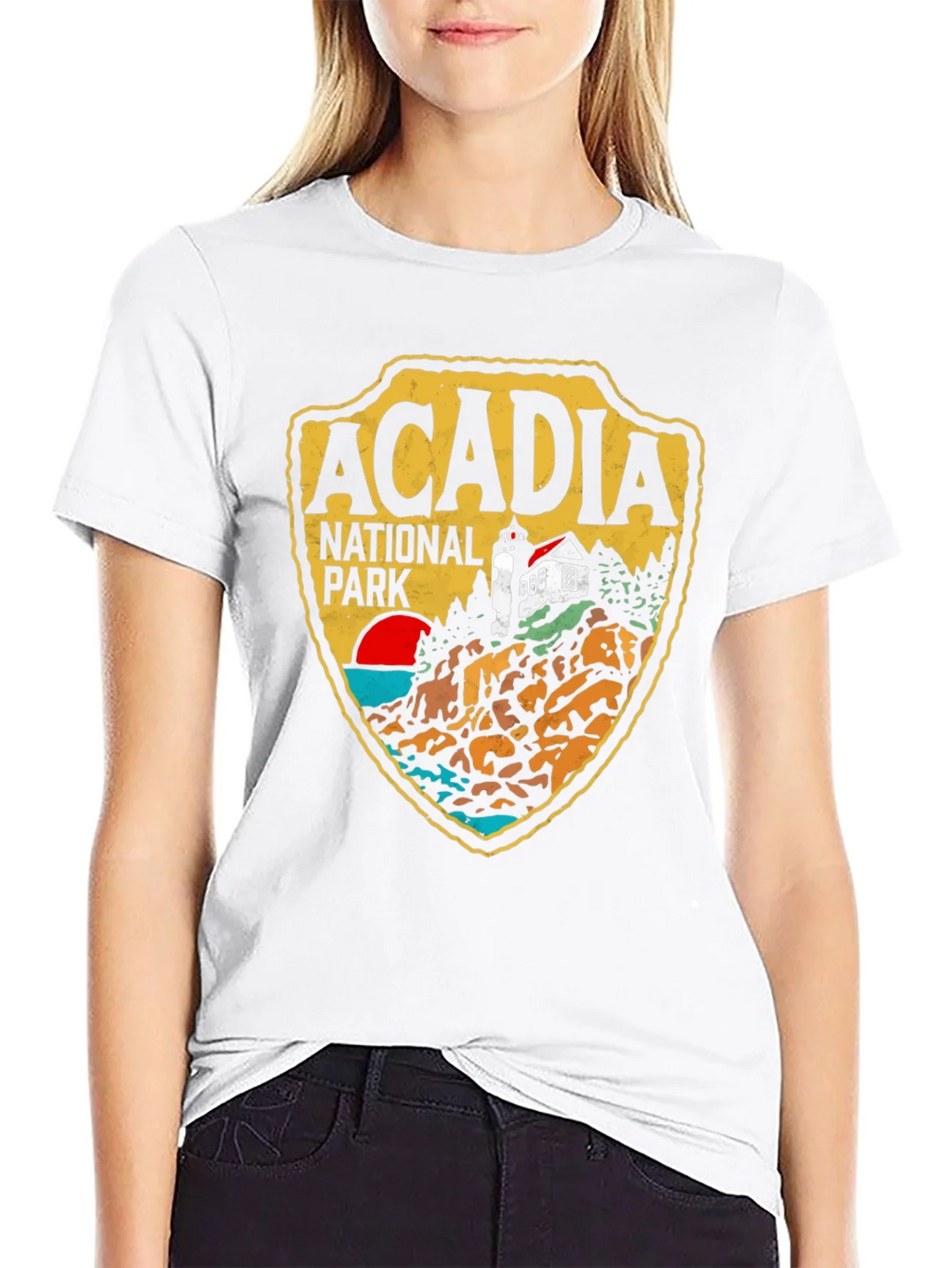 Acadia National Park Graphic Tee - Black Cotton product image 8
