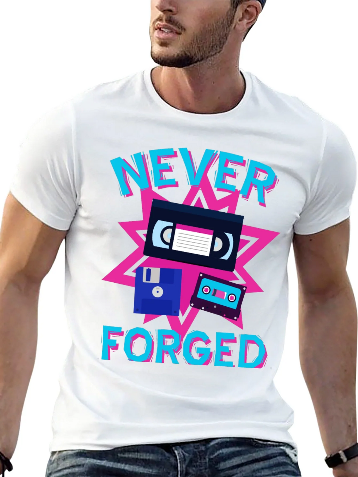 Never Forged Retro T-Shirt product image 12