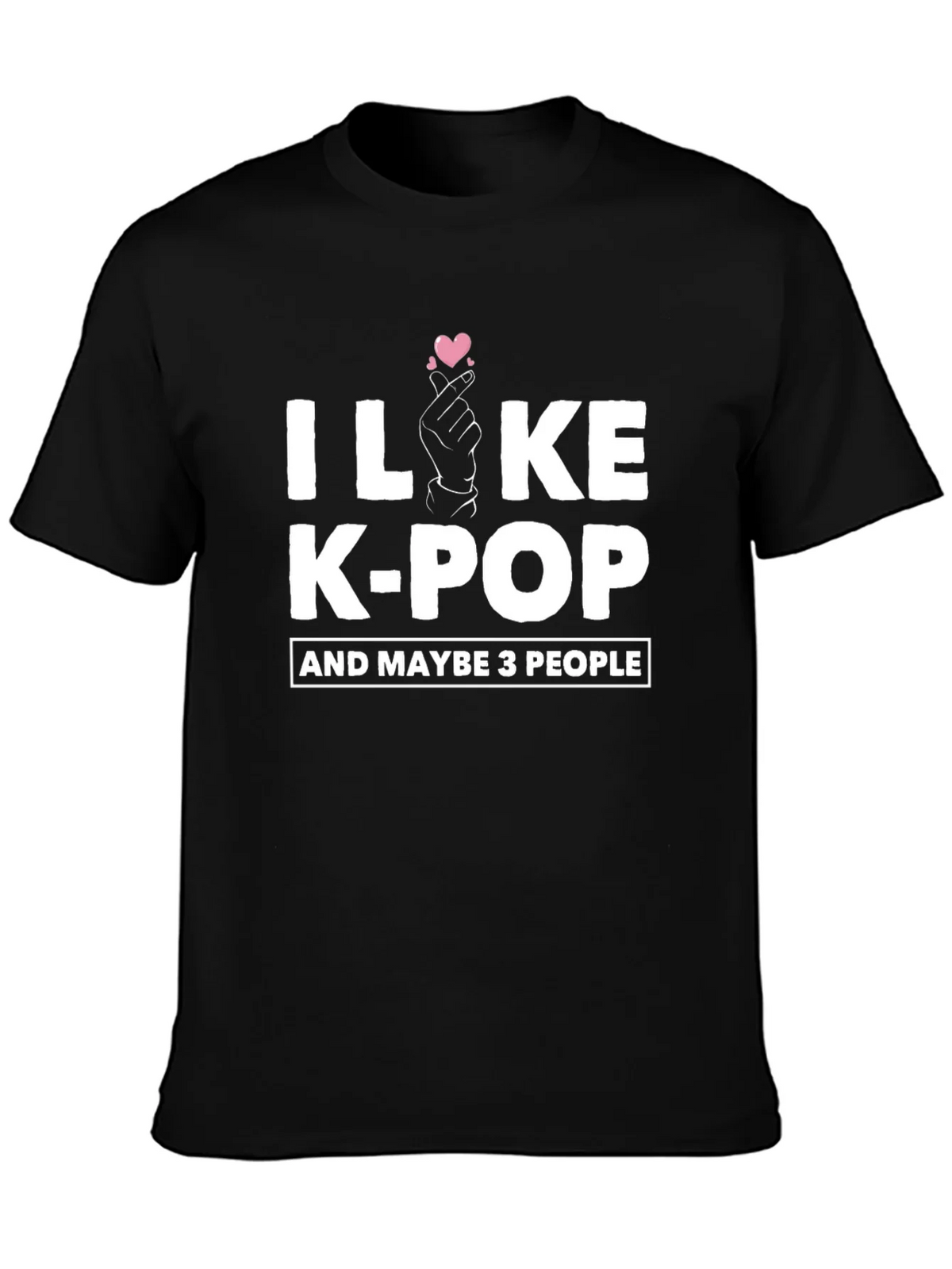 I Like K-Pop T-Shirt Maybe 3 People Cotton Blend Tee product image 3