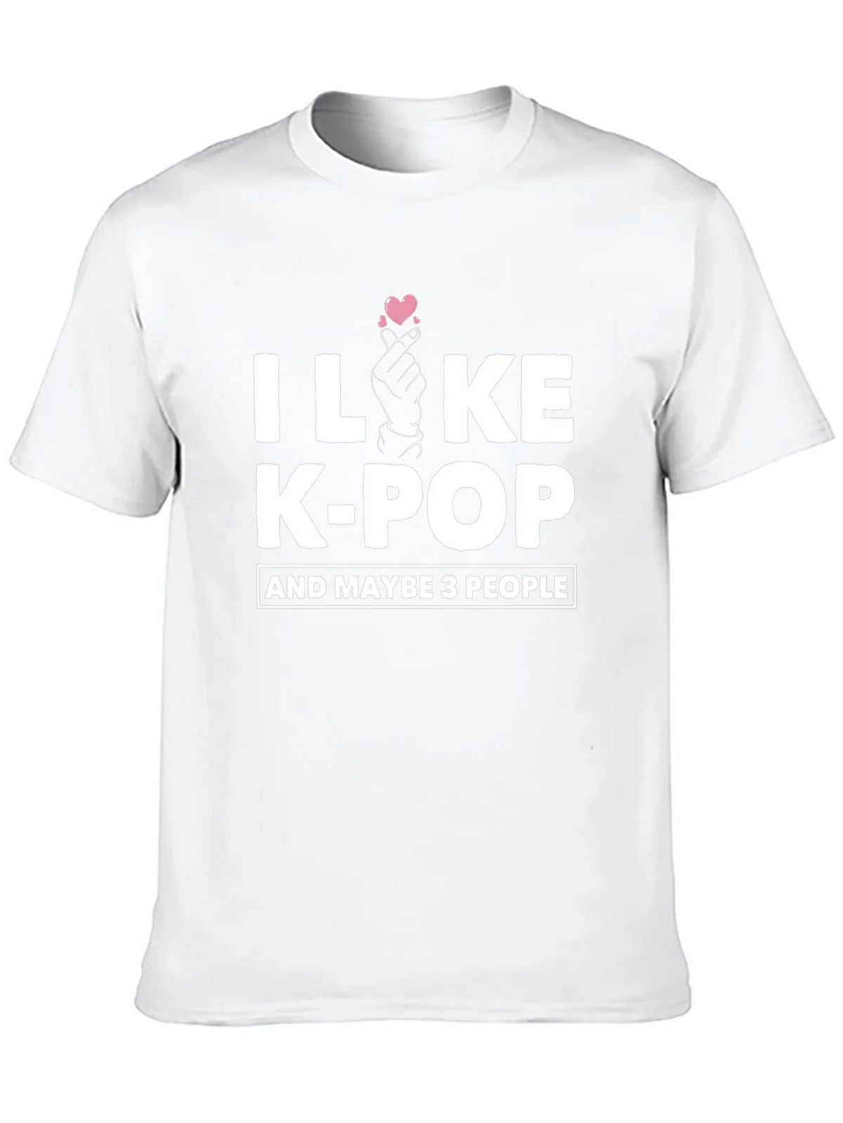 I Like K-Pop T-Shirt Maybe 3 People Cotton Blend Tee product image 9