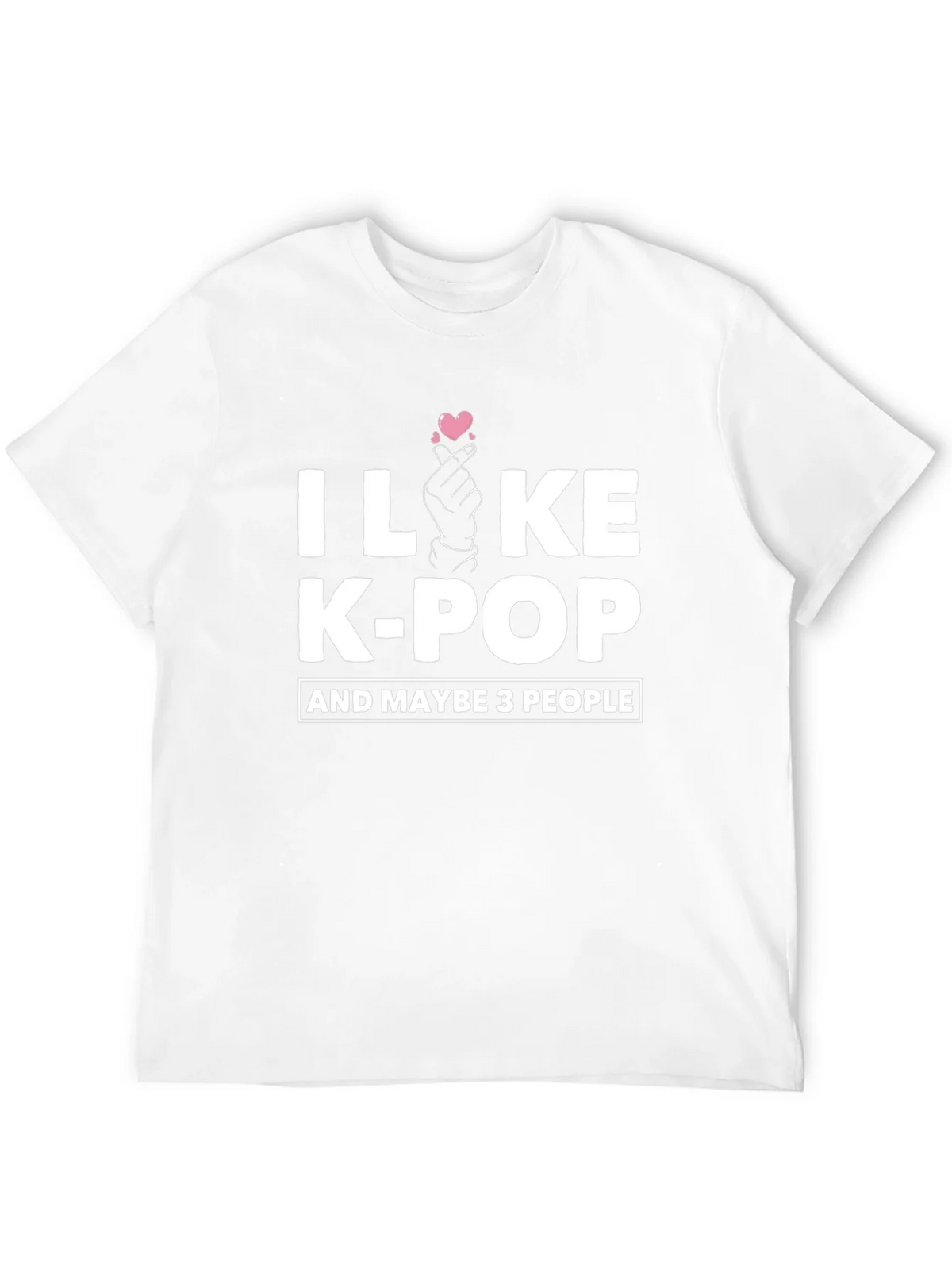 I Like K-Pop T-Shirt Maybe 3 People Cotton Blend Tee product image 11