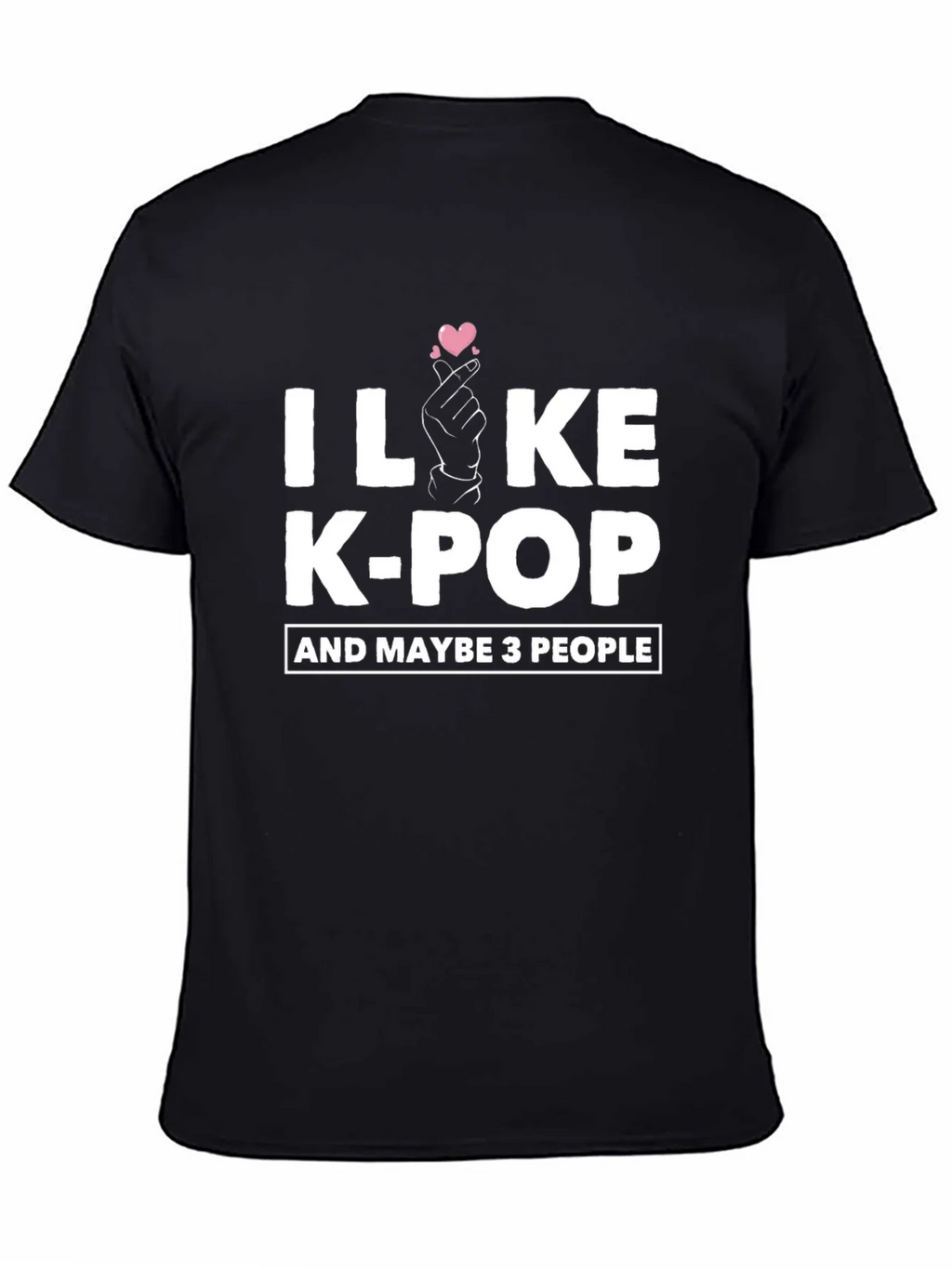 I Like K-Pop T-Shirt Maybe 3 People Cotton Blend Tee product image 4