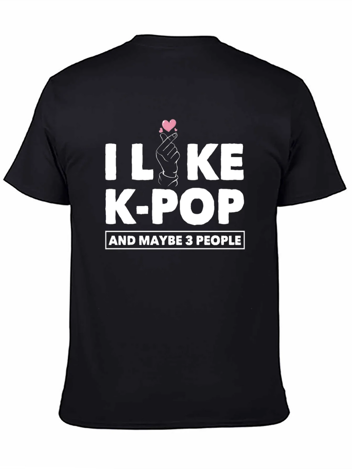 I Like K-Pop T-Shirt Maybe 3 People Cotton Blend Tee product image 4