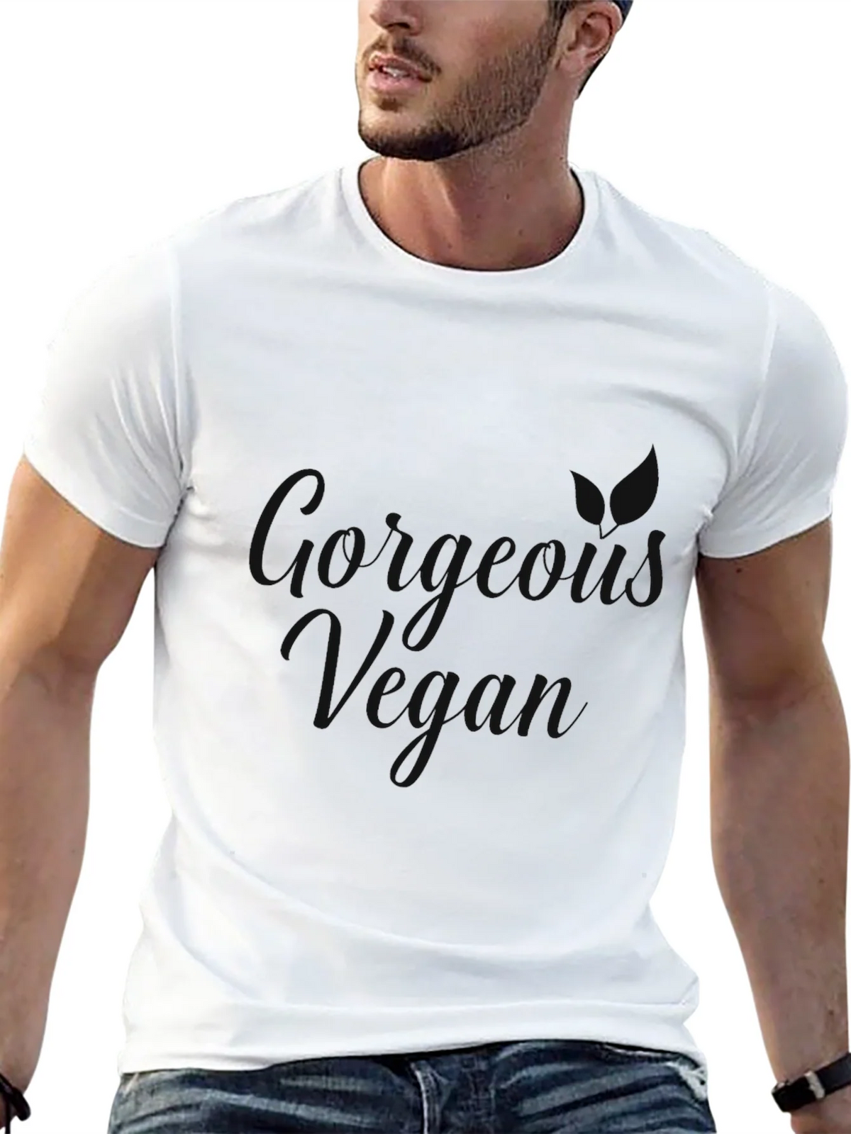 Mens Casual Black Short Sleeve T-Shirt product image 12