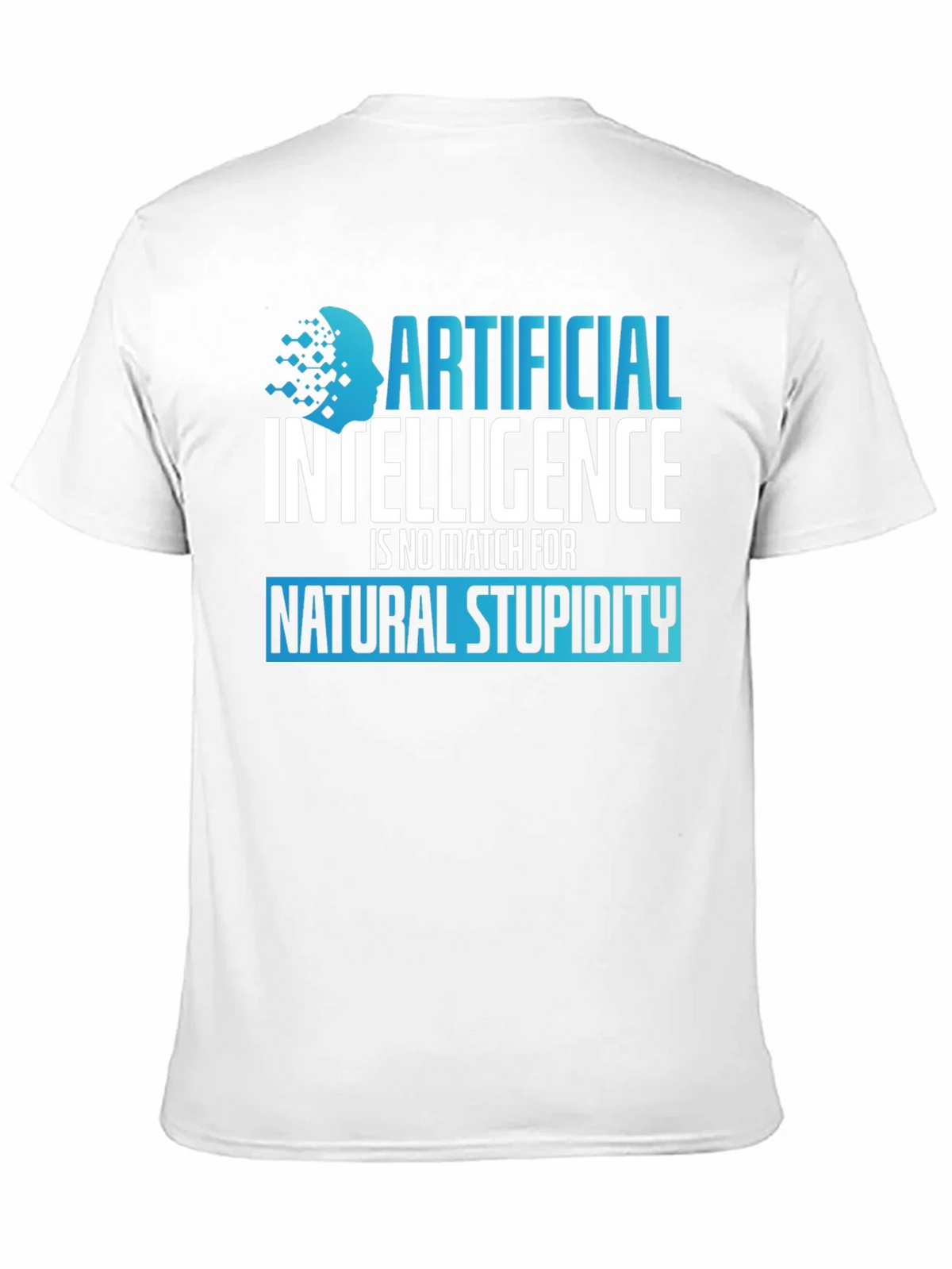AI vs Stupidity Graphic T-Shirt product image 7