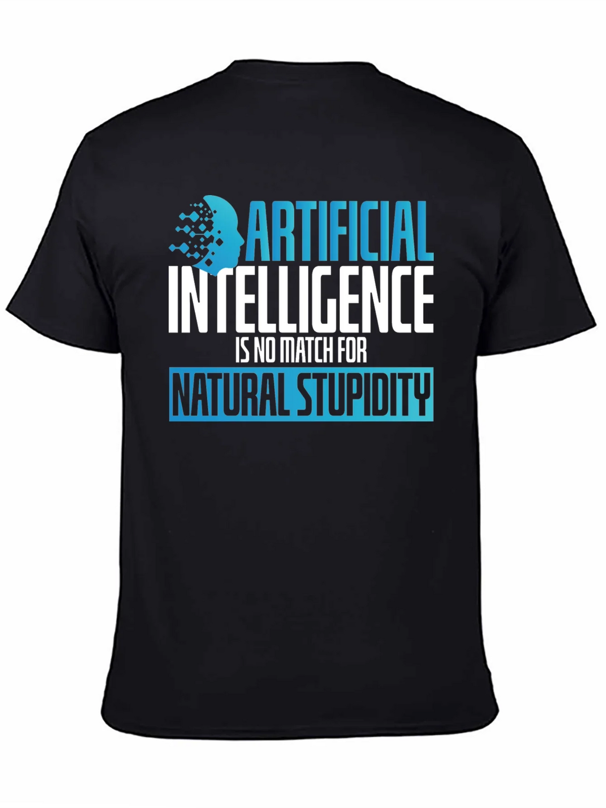 AI vs Stupidity Graphic T-Shirt product image 2