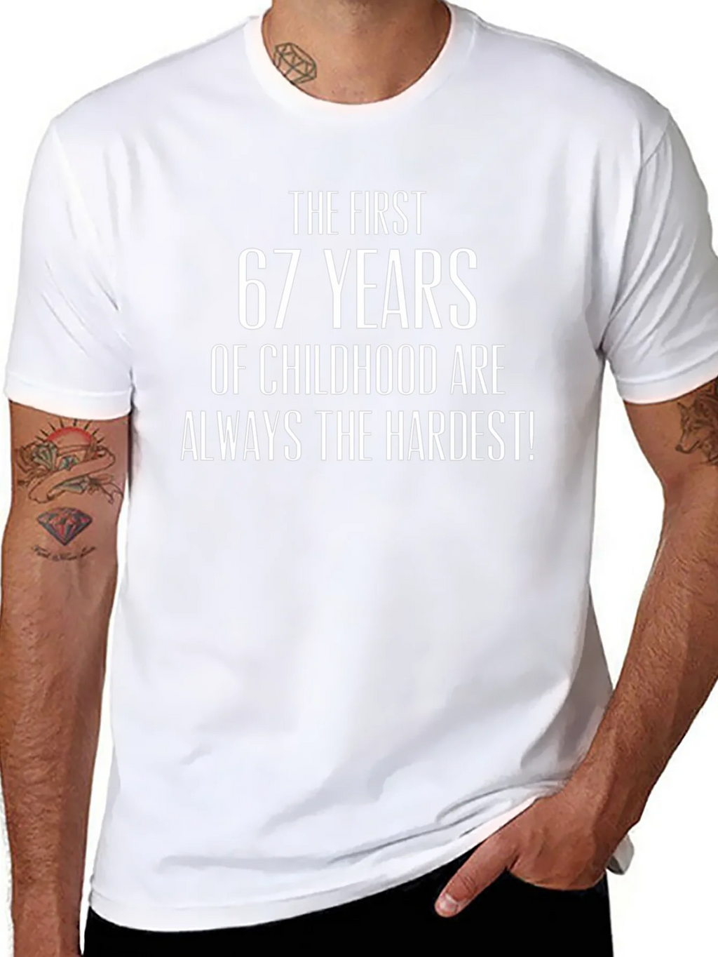 Funny 67 Years of Childhood T-Shirt product image 7
