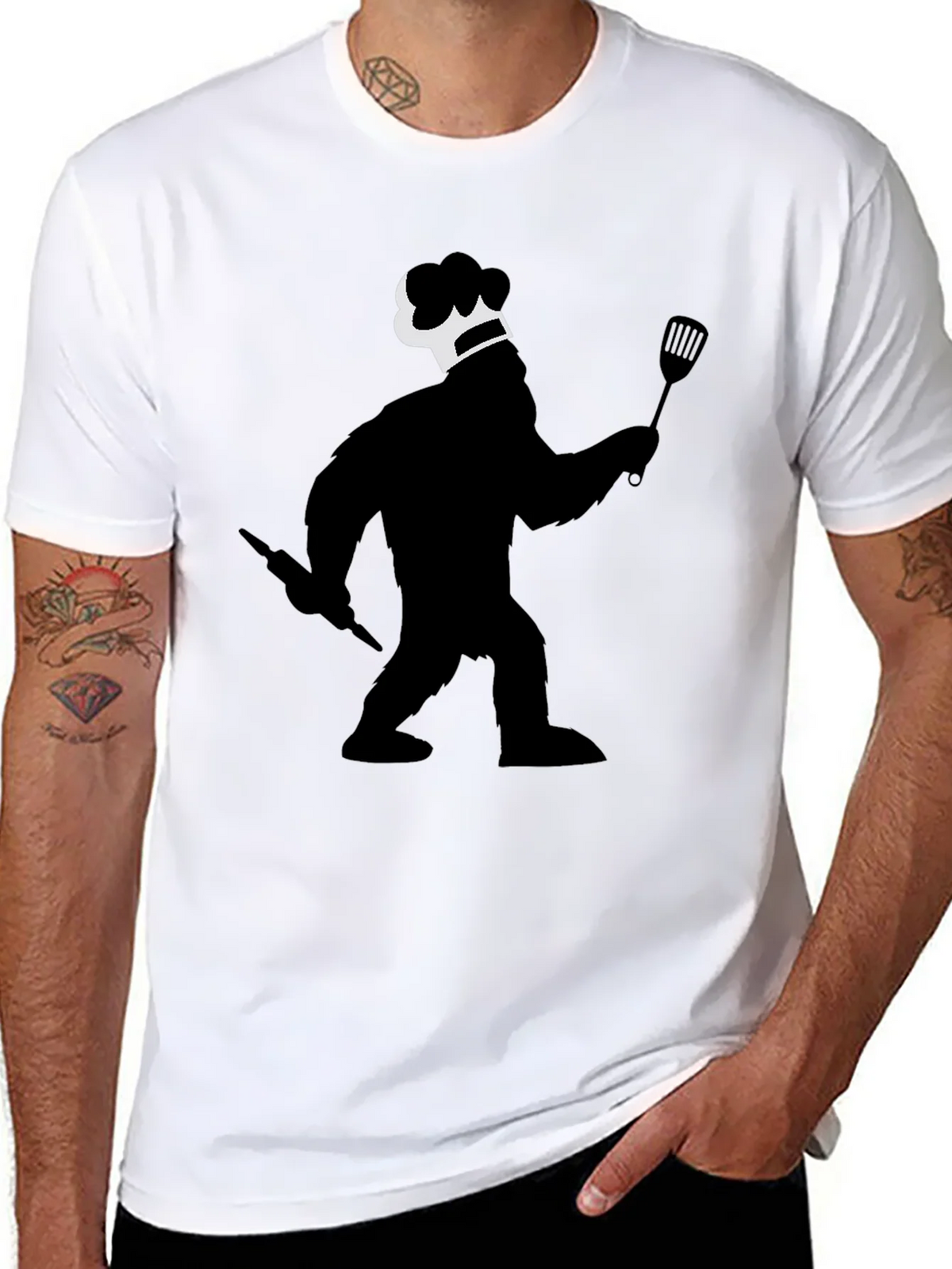 Chef Bigfoot T-Shirt - Funny Culinary Tee product image 7