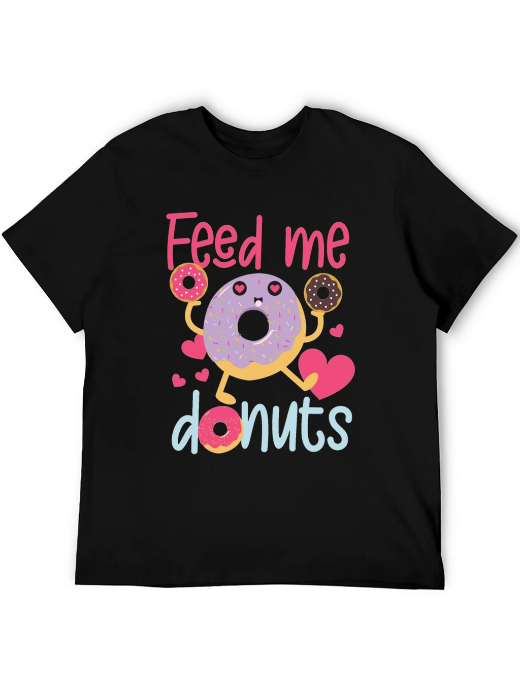 Feed Me Donuts T-Shirt - Cute Donut Lover Tee product image 3