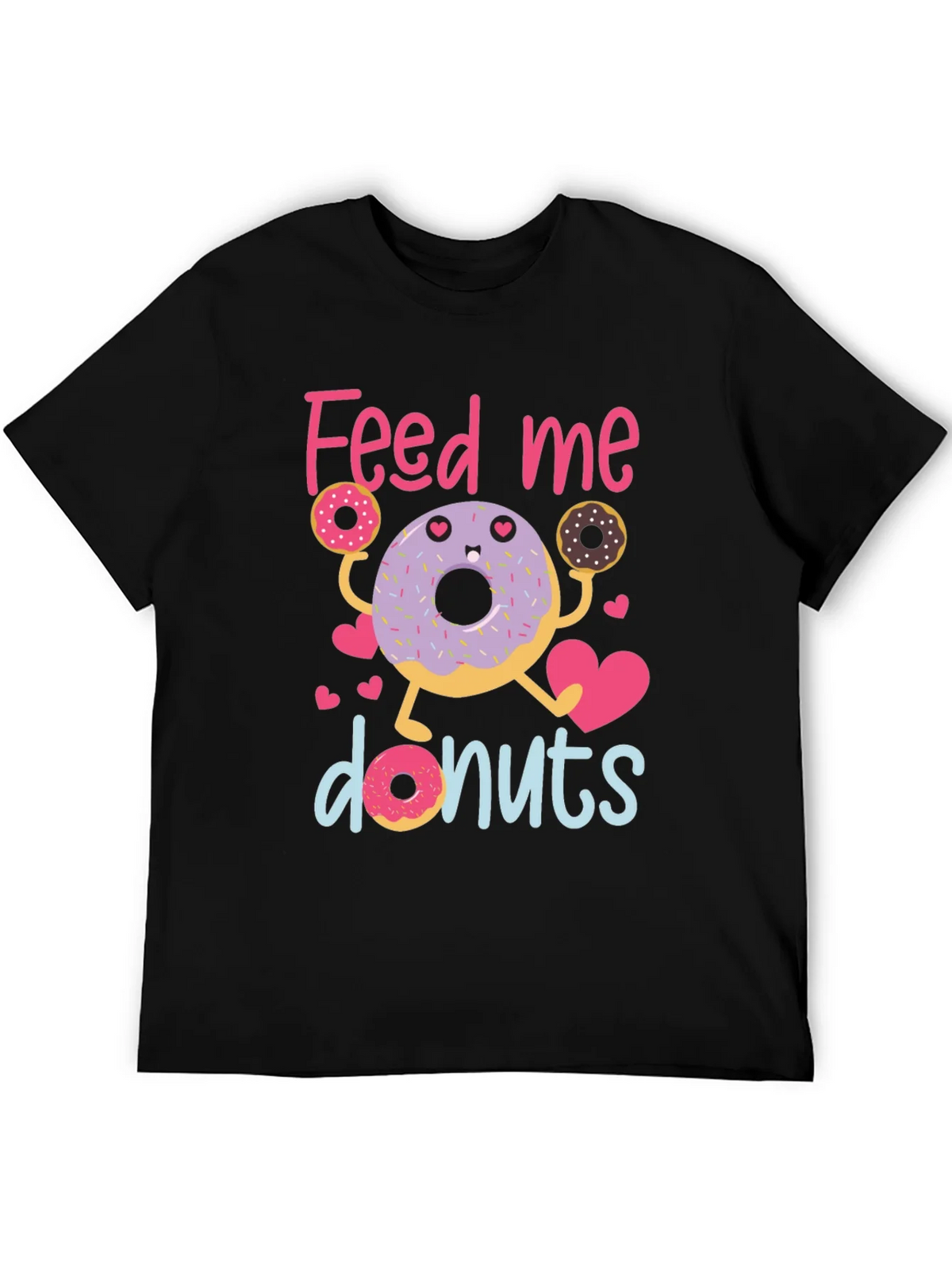 Feed Me Donuts T-Shirt - Cute Donut Lover Tee product image 3
