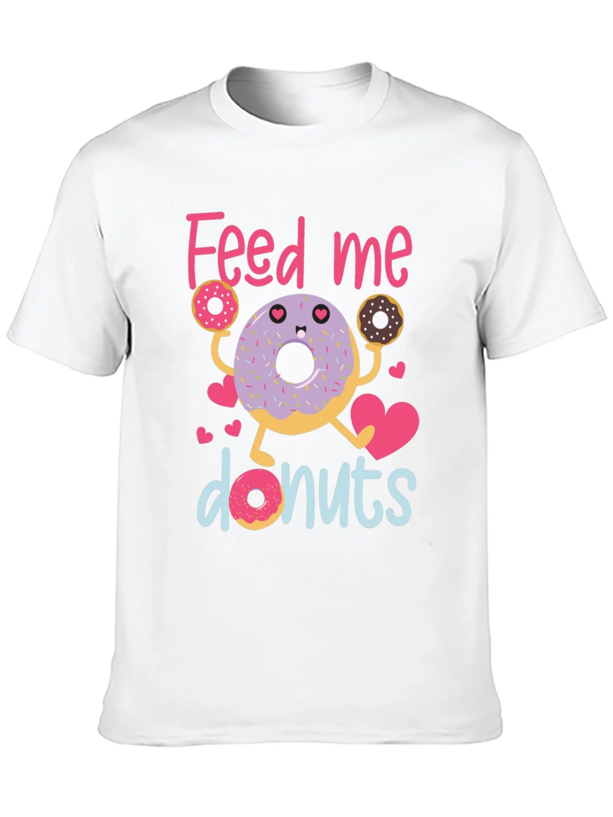 Feed Me Donuts T-Shirt - Cute Donut Lover Tee product image 5