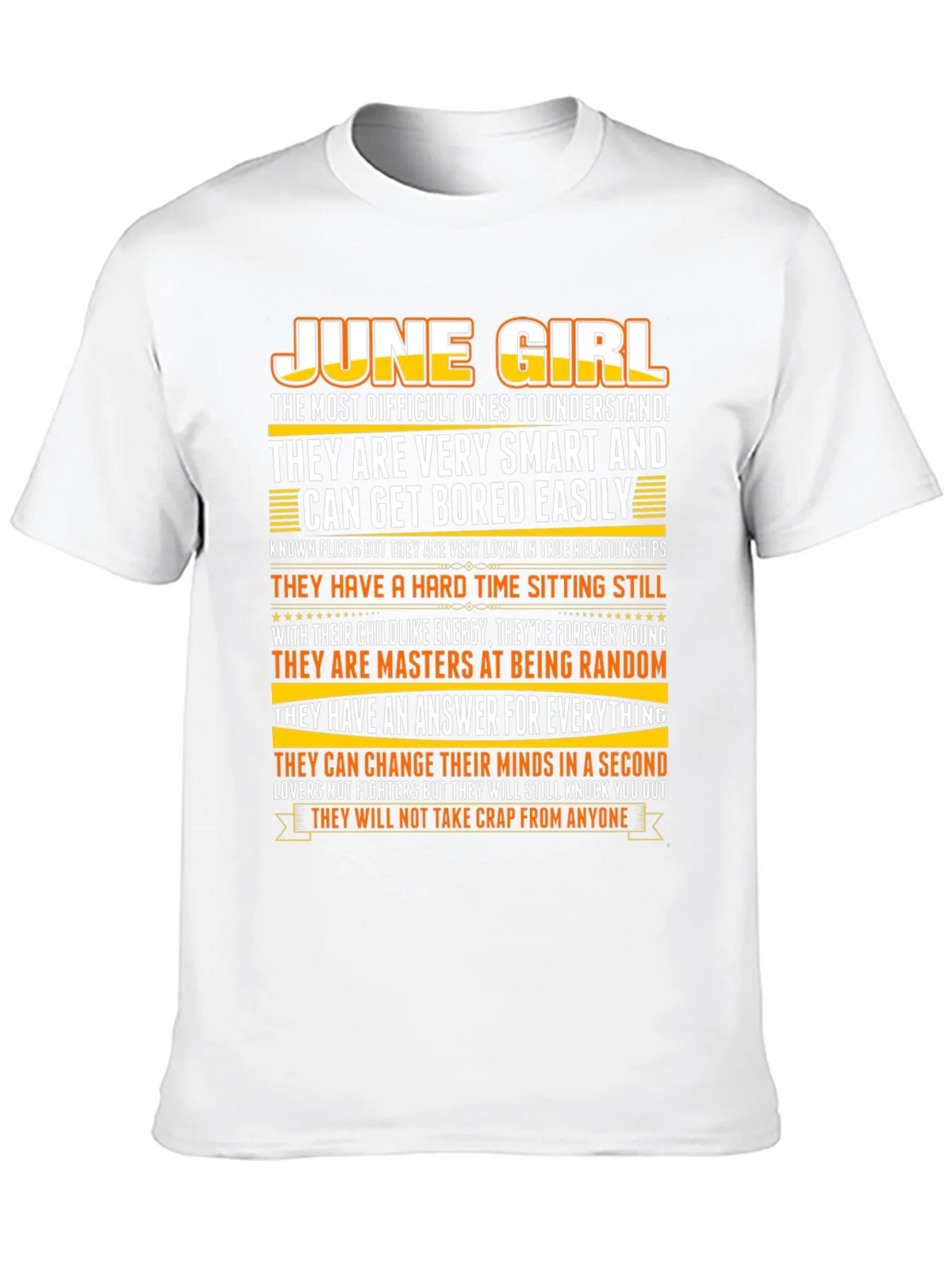 June Girl T-Shirt - Smart Loyal and Unique product image 9