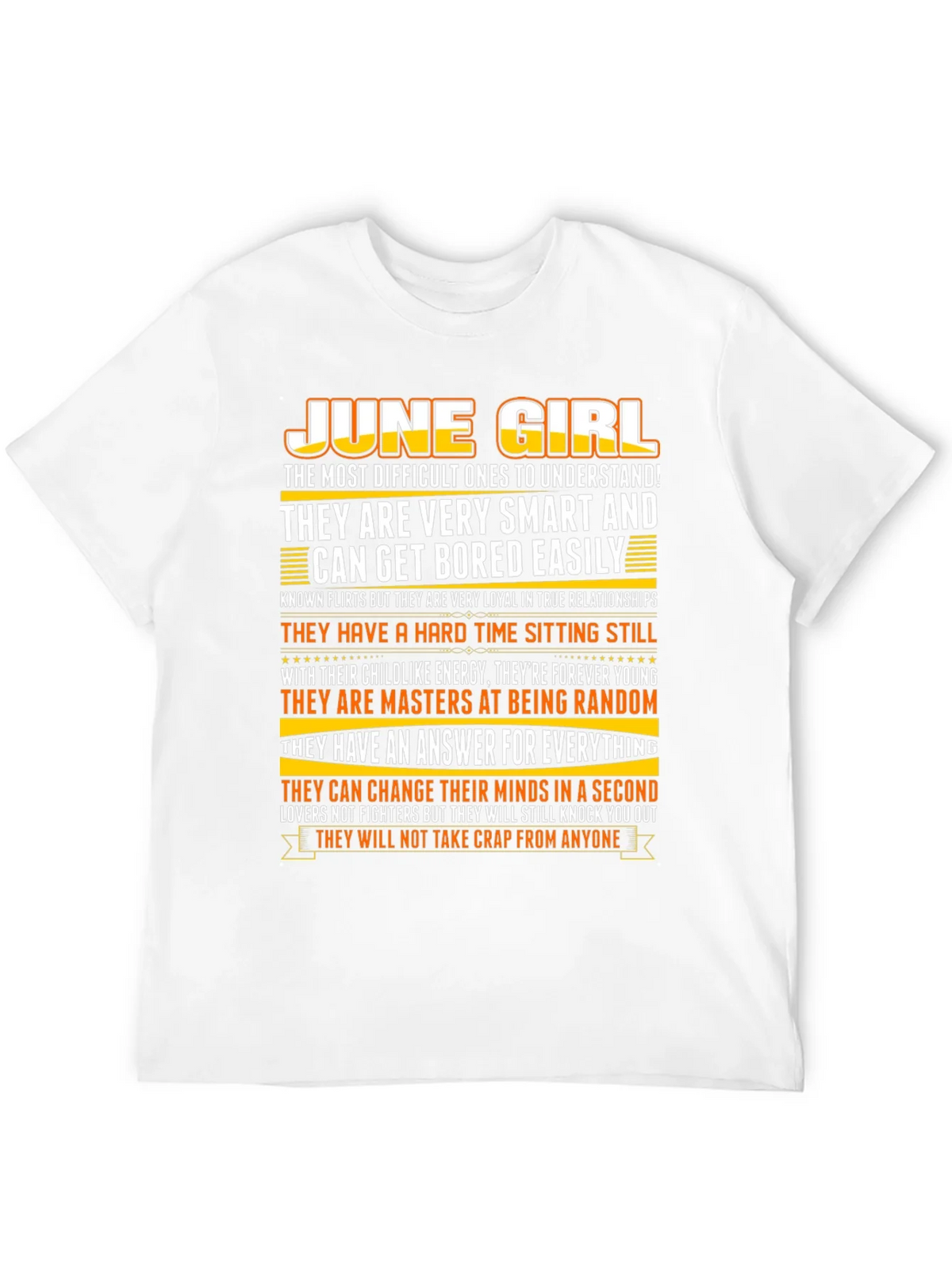 June Girl T-Shirt - Smart Loyal and Unique product image 11