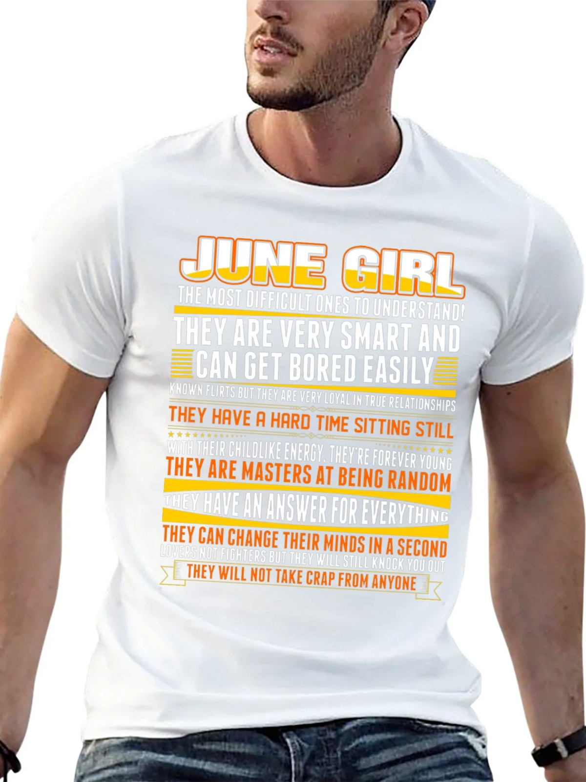 June Girl T-Shirt - Smart Loyal and Unique product image 12