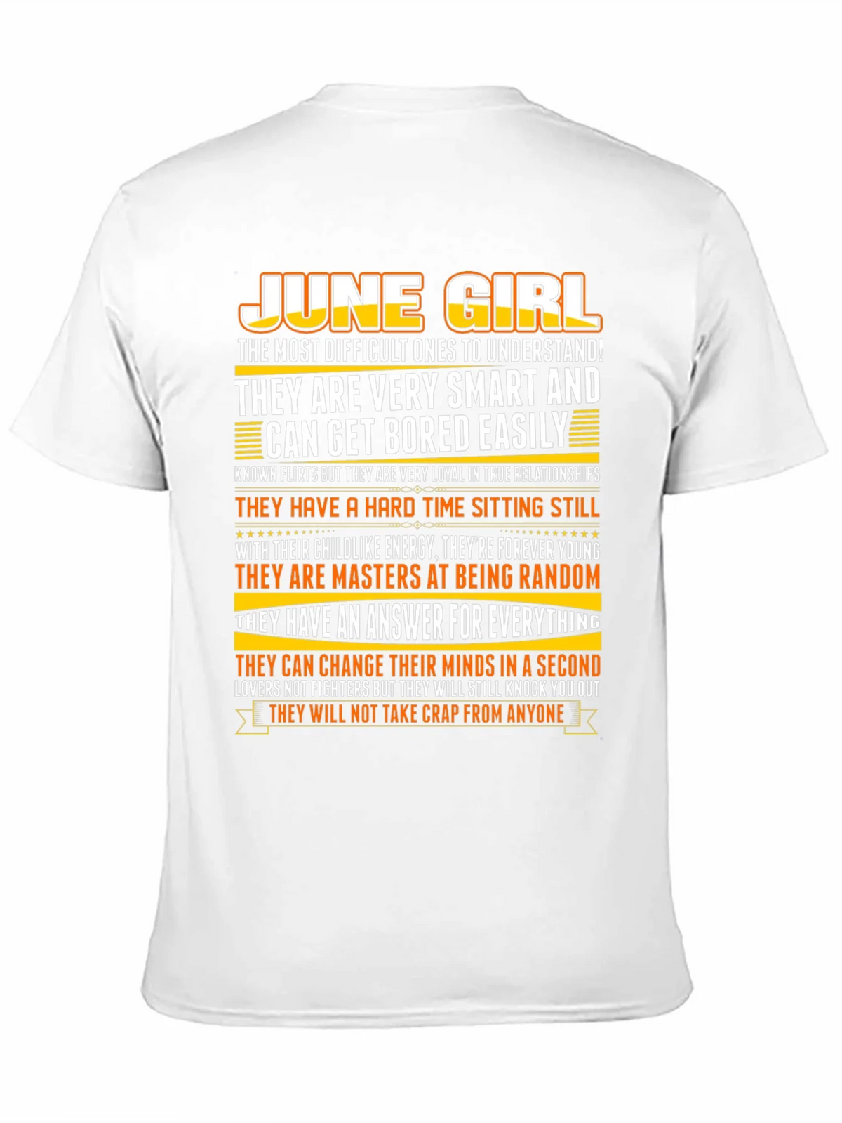 June Girl T-Shirt - Smart Loyal and Unique product image 10