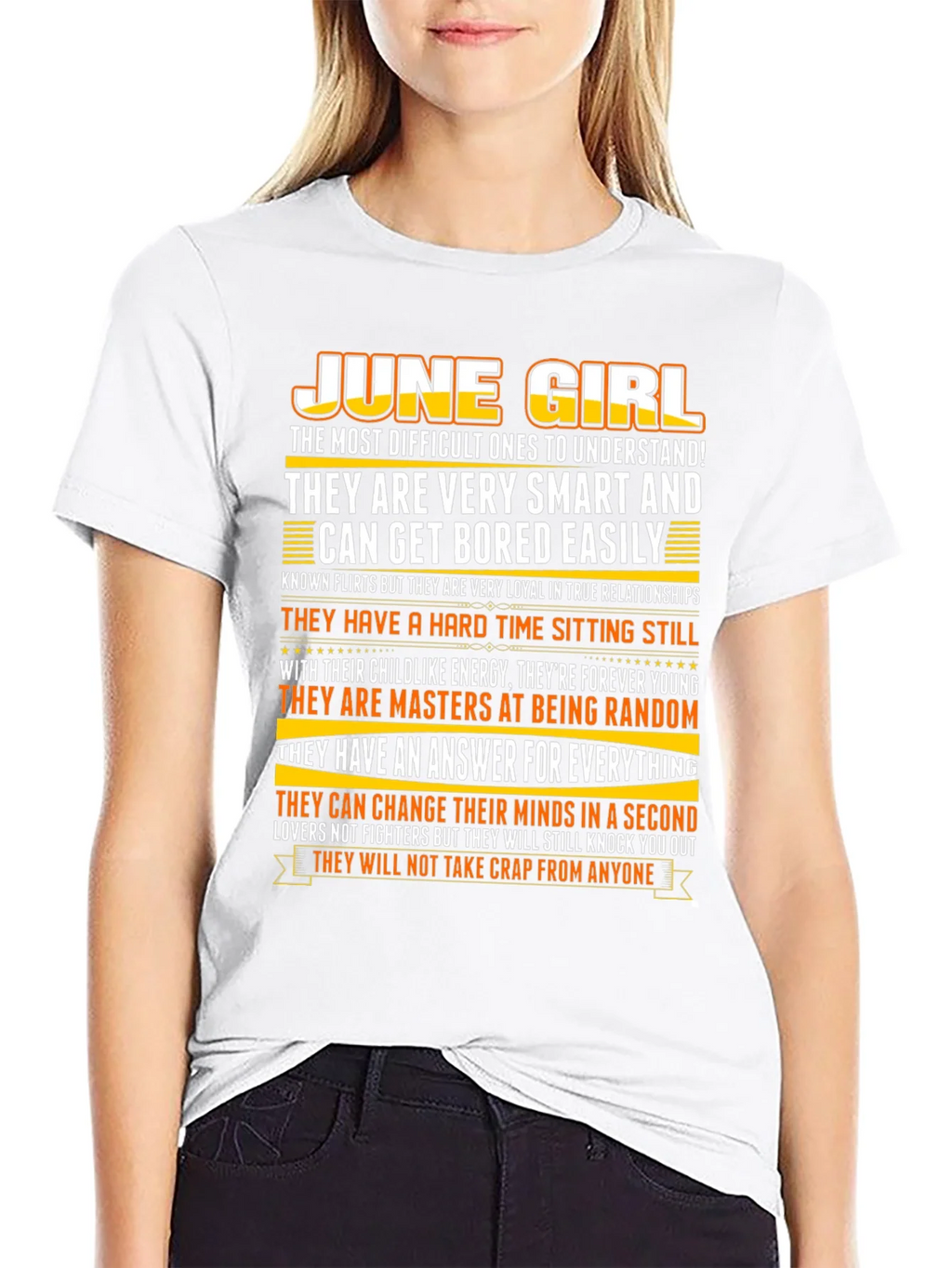 June Girl T-Shirt - Smart Loyal and Unique product image 8