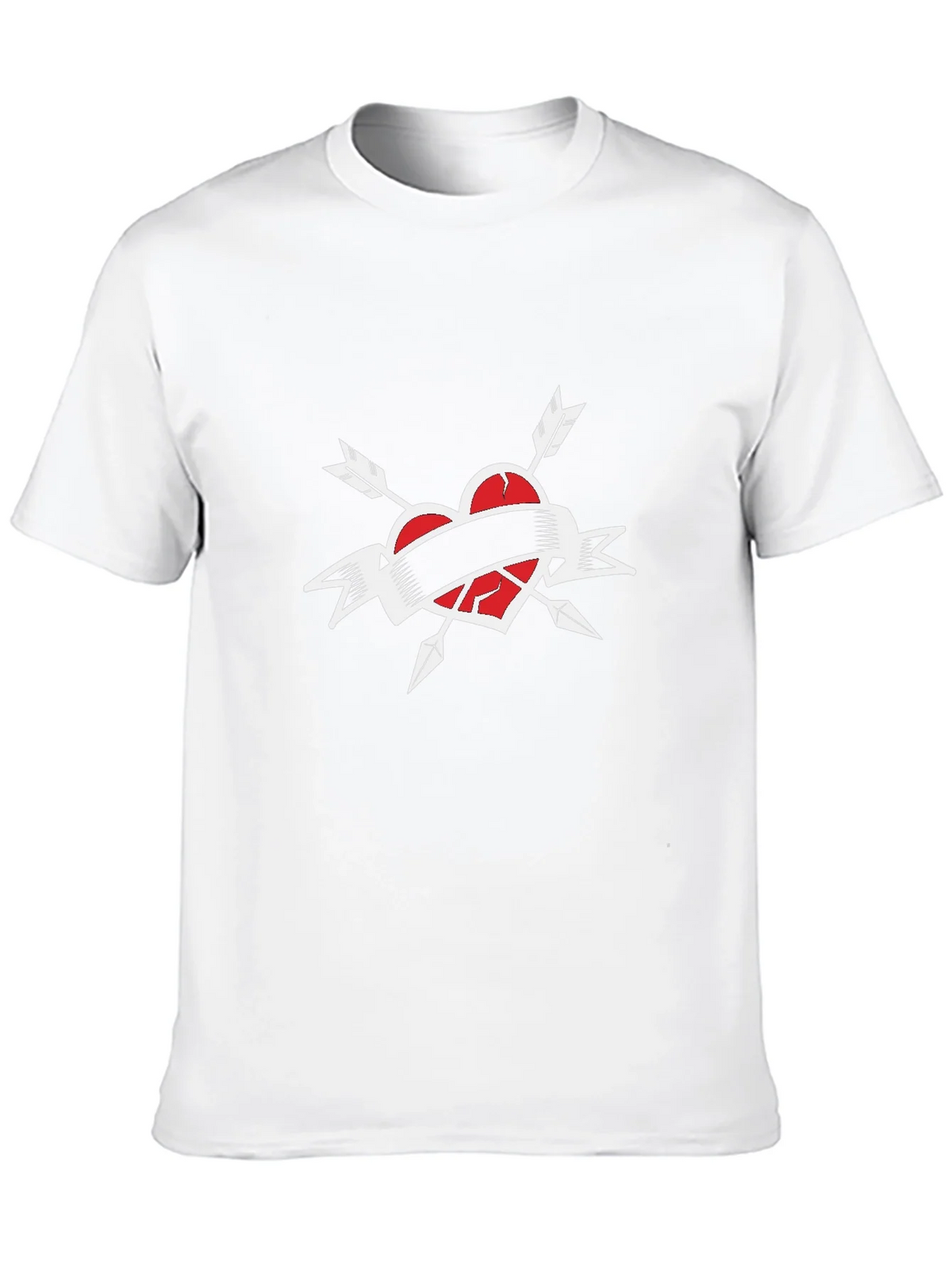 Broken Heart Arrow T-Shirt - Black product image 7