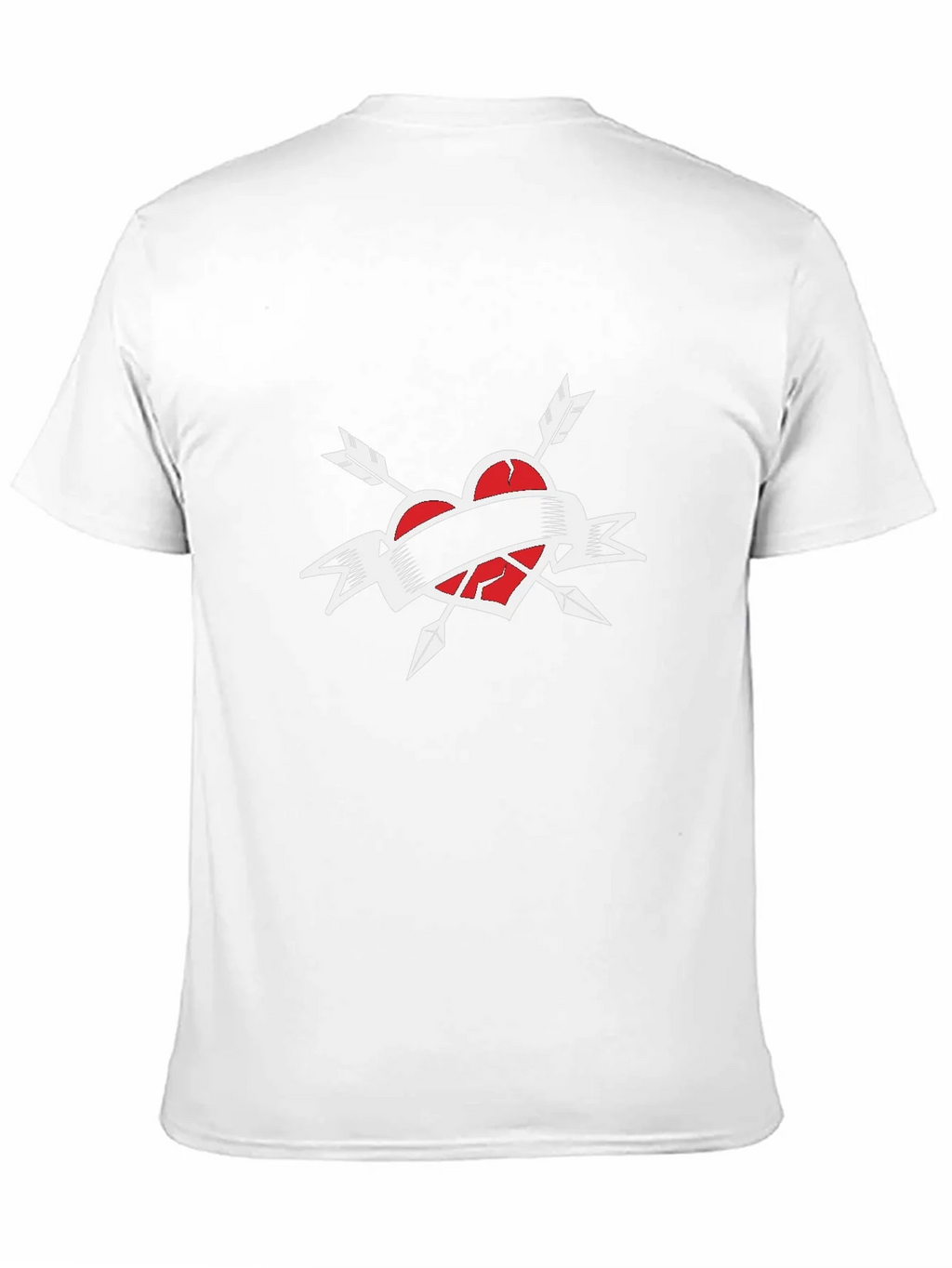 Broken Heart Arrow T-Shirt - Black product image 8